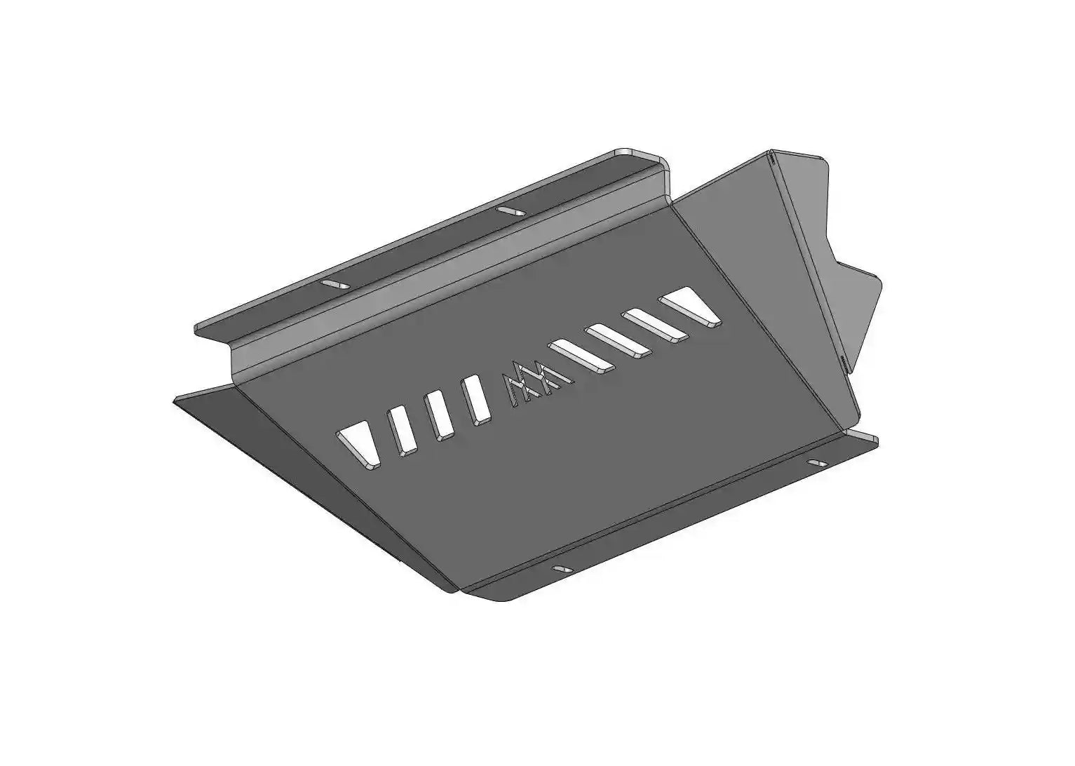 Toyota 4Runner 5th Gen (2010 - 2024) Aluminum Connector Skid Plate - Spirit of 1876 - Backwoods Adventure Mods