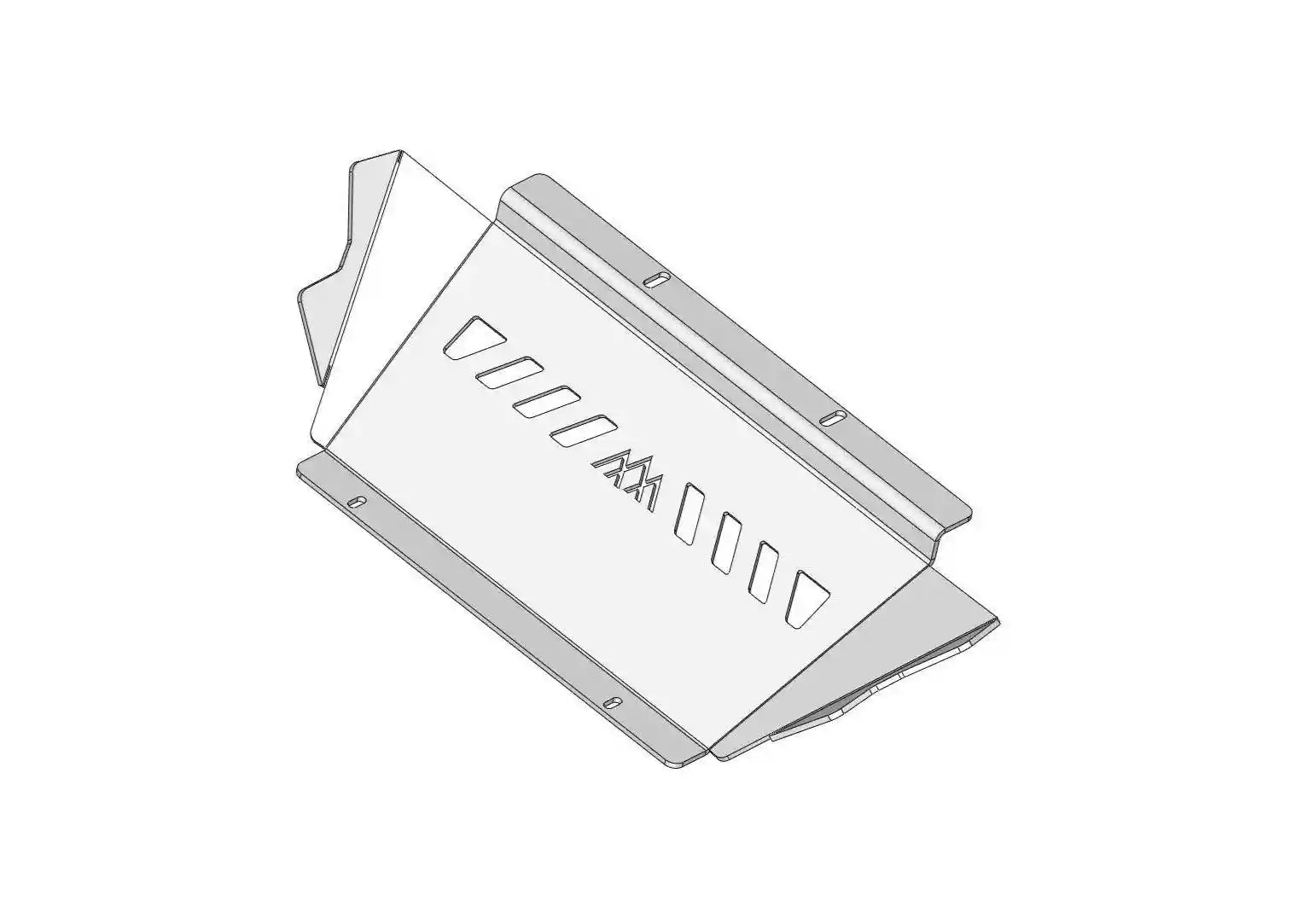 Toyota 4Runner 5th Gen (2010 - 2024) Aluminum Connector Skid Plate - Spirit of 1876 - Backwoods Adventure Mods