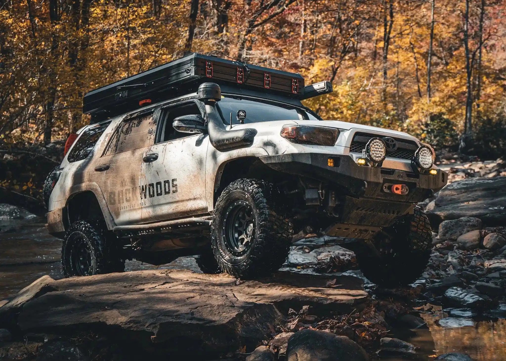 Hi - Lite Overland Toyota 4Runner Front Bumper 5th Gen (2010 - 2024) [No Bull Bar] - Spirit of 1876 - Backwoods Adventure Mods