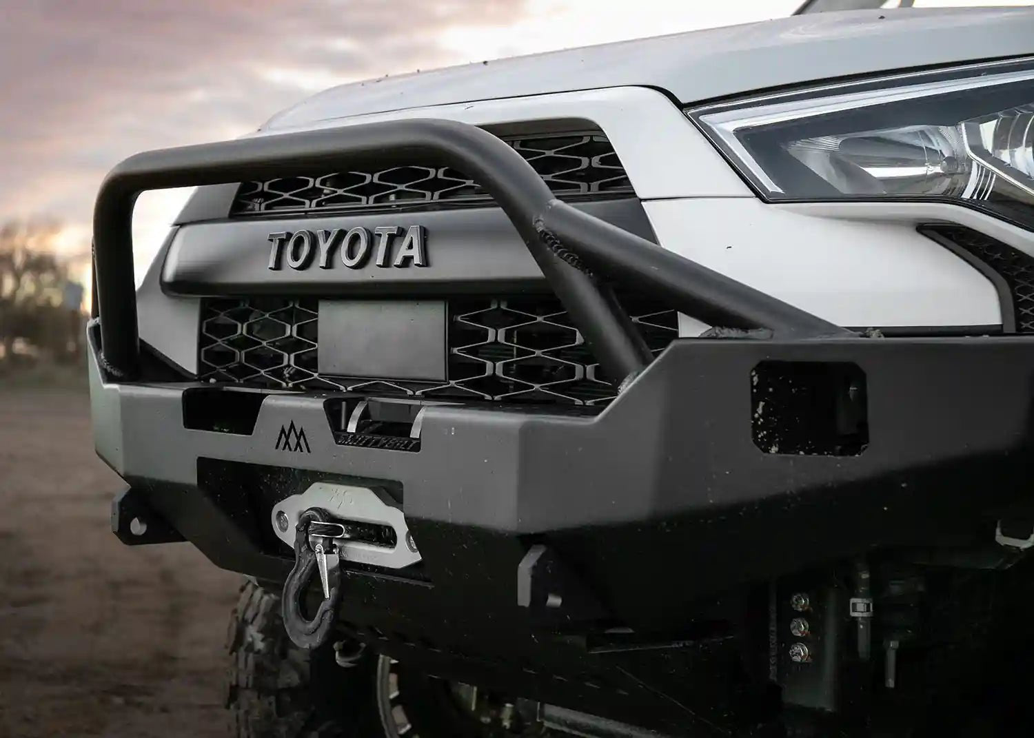 Hi - Lite Overland Toyota 4Runner Front Bumper 5th Gen (2010 - 2024) [PreRunner Bull Bar] - Spirit of 1876 - Backwoods Adventure Mods