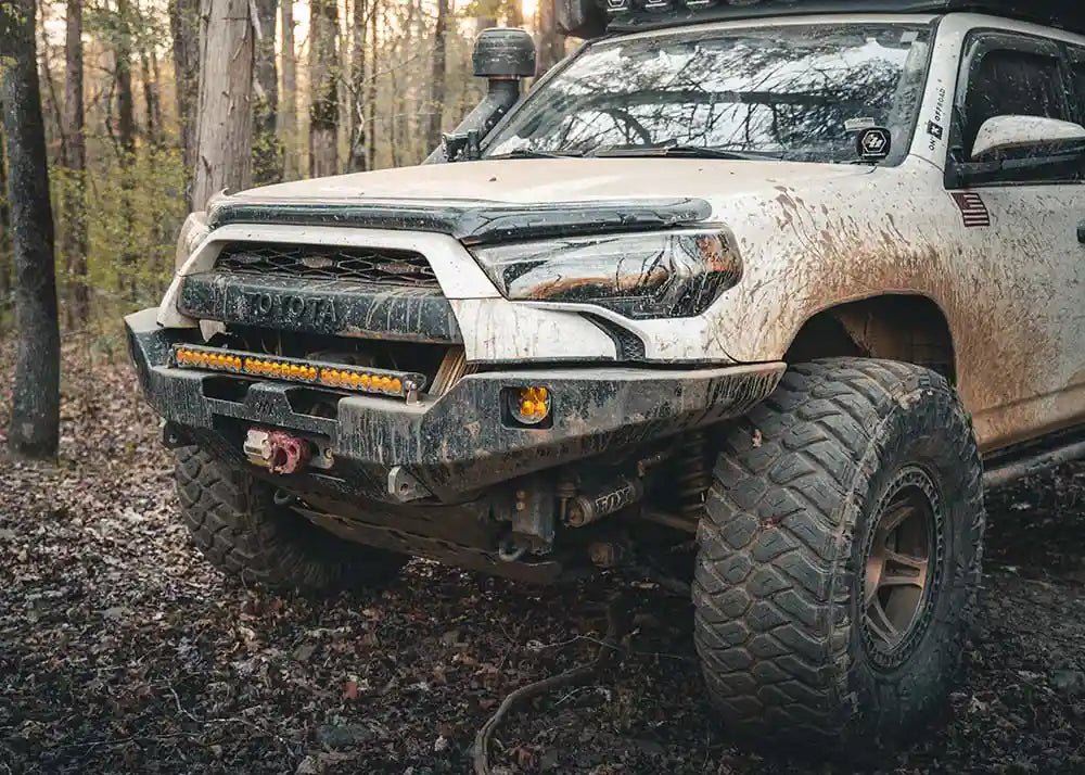 Hi - Lite Overland Toyota 4Runner Front Bumper 5th Gen (2010 - 2024) [No Bull Bar] - Spirit of 1876 - Backwoods Adventure Mods