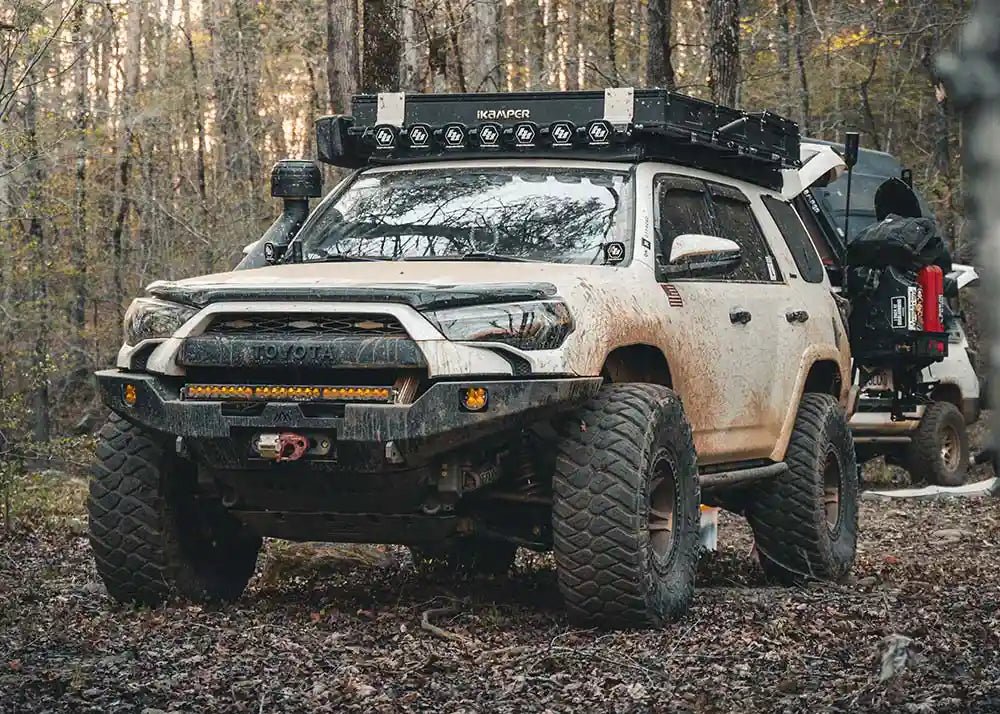 Hi - Lite Overland Toyota 4Runner Front Bumper 5th Gen (2010 - 2024) [No Bull Bar] - Spirit of 1876 - Backwoods Adventure Mods
