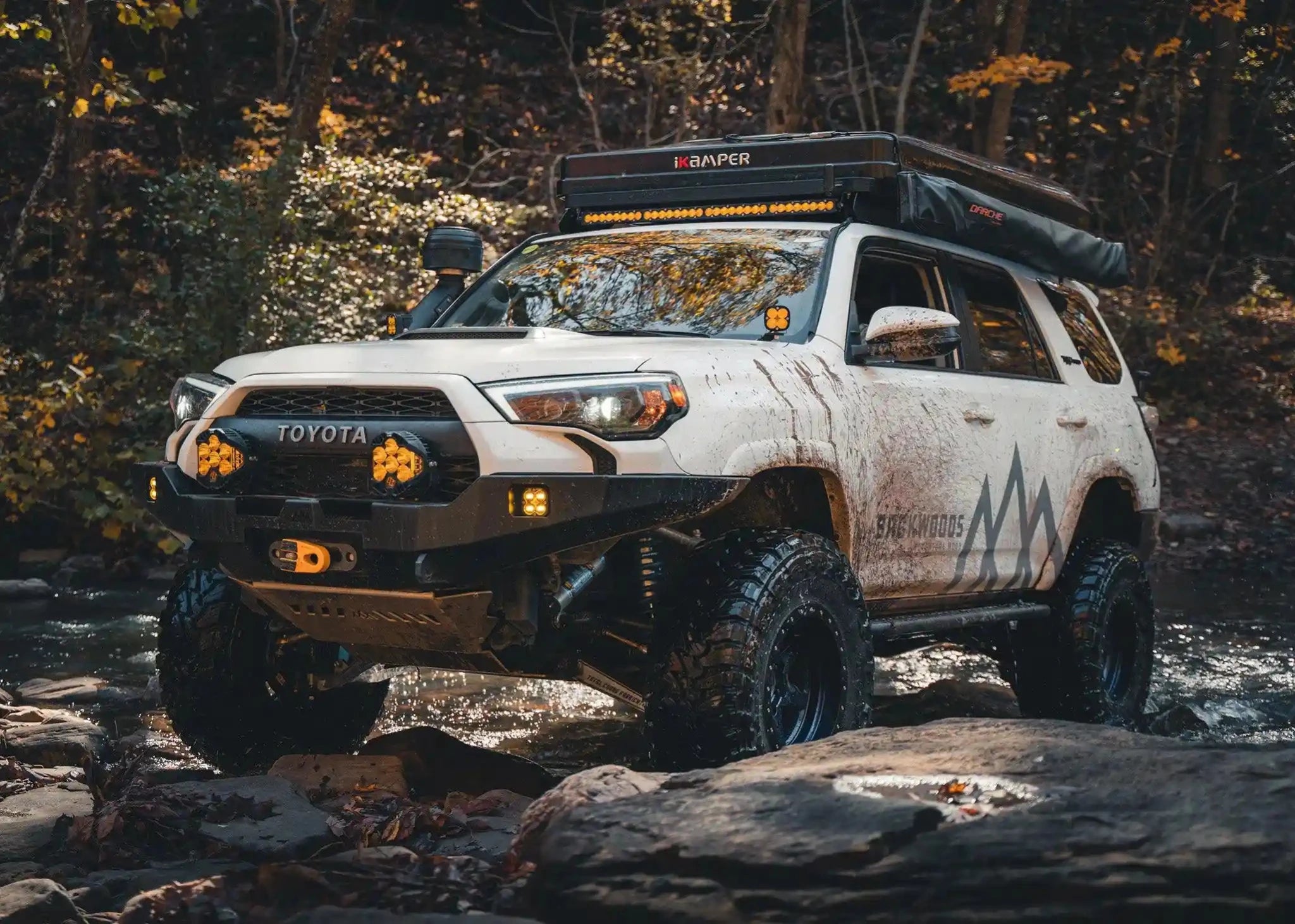 Hi - Lite Overland Toyota 4Runner Front Bumper 5th Gen (2010 - 2024) [No Bull Bar] - Spirit of 1876 - Backwoods Adventure Mods