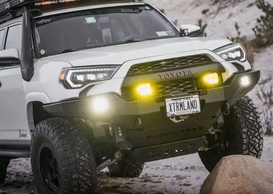Hi - Lite Overland Toyota 4Runner Front Bumper 5th Gen (2010 - 2024) [No Bull Bar] - Spirit of 1876 - Backwoods Adventure Mods