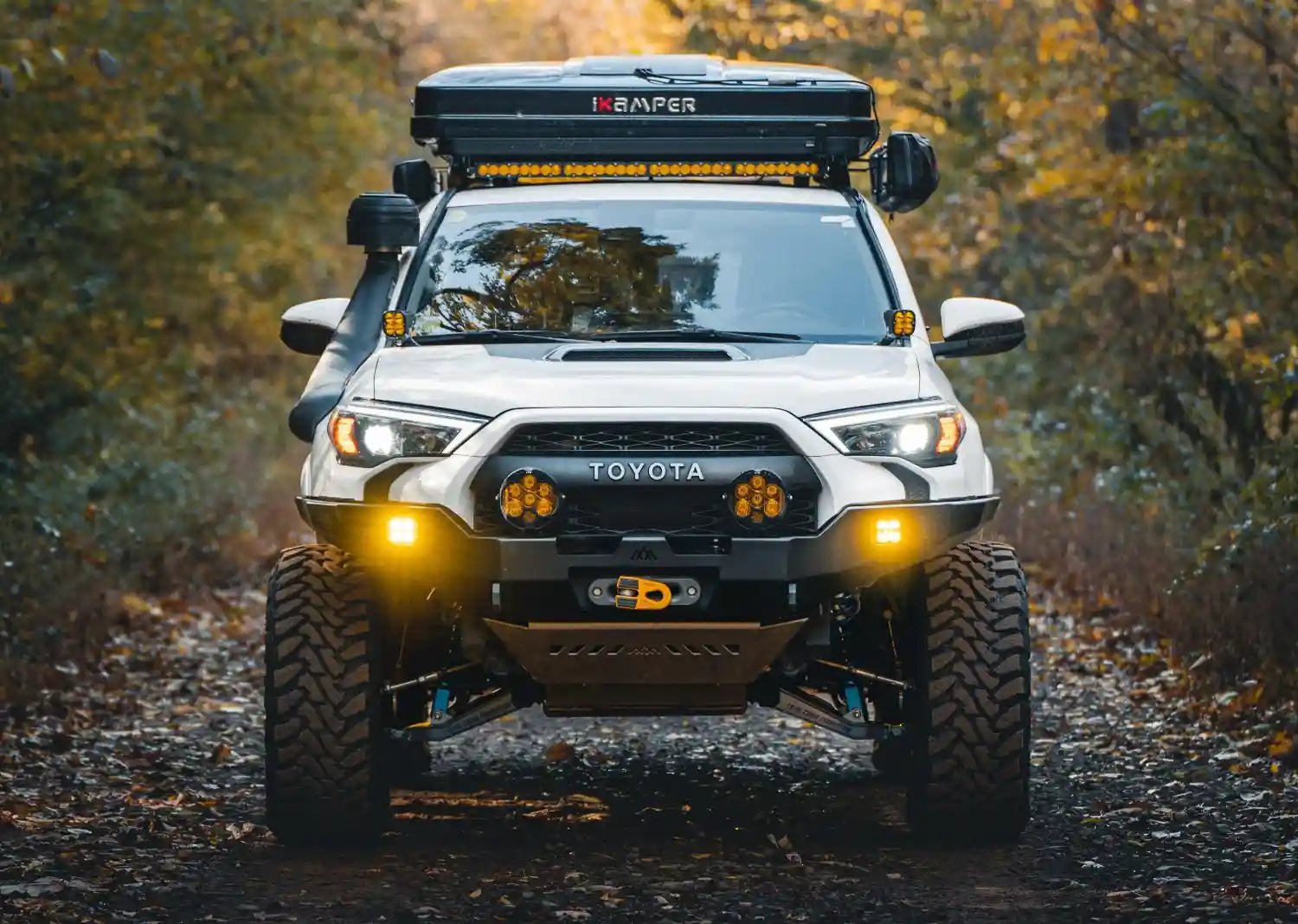 Hi - Lite Overland Toyota 4Runner Front Bumper 5th Gen (2010 - 2024) [No Bull Bar] - Spirit of 1876 - Backwoods Adventure Mods
