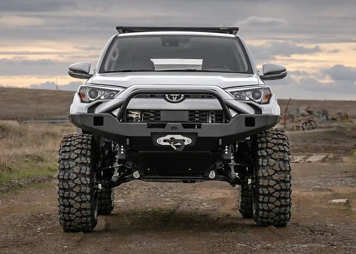 Hi - Lite Overland Toyota 4Runner Front Bumper 5th Gen (2010 - 2024) [PreRunner Bull Bar] - Spirit of 1876 - Backwoods Adventure Mods