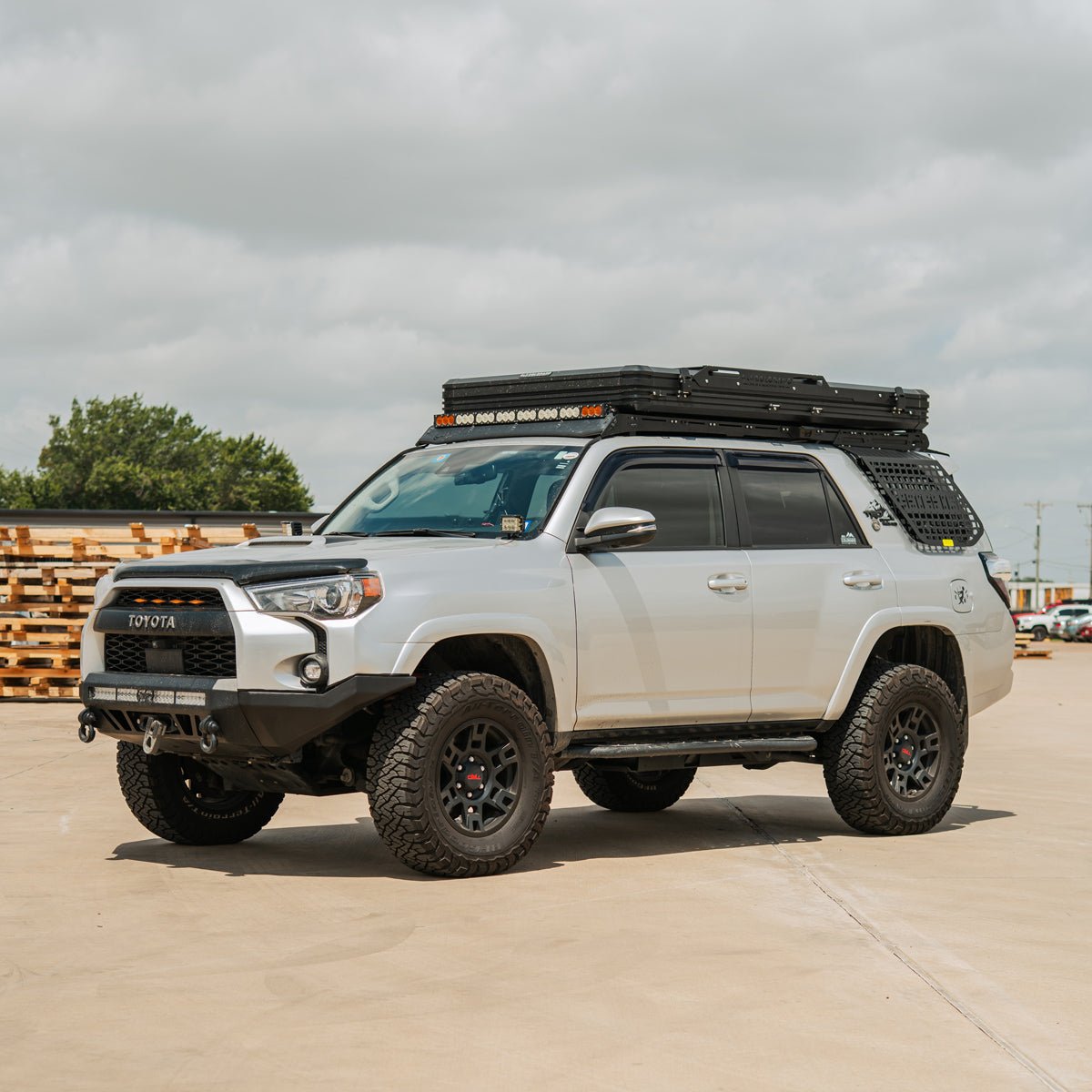 2014-2024 Toyota 4Runner Stealth Bumper High Clearance Side Wings - Spirit of 1876 - Dealers of Cali Raised LED