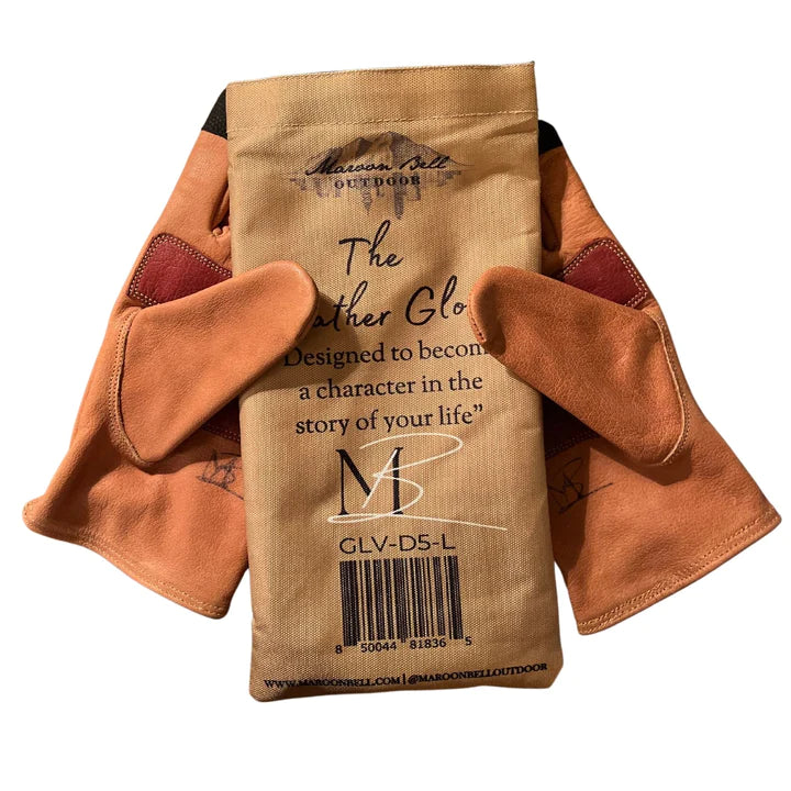 affordable brown leather glove