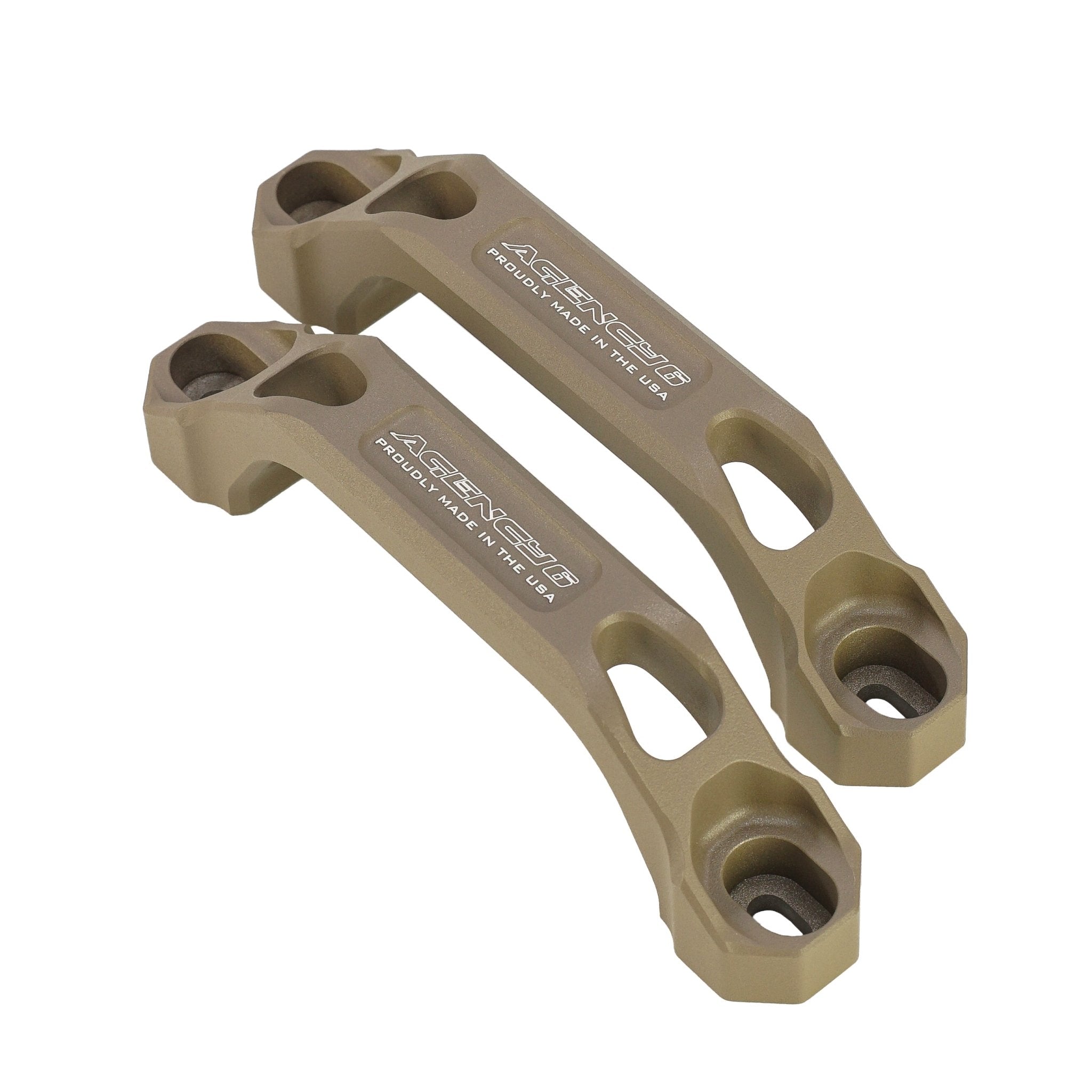 Agency 6 Billet Grab Handles 6" - Pair - Spirit of 1876 - Agency6.com