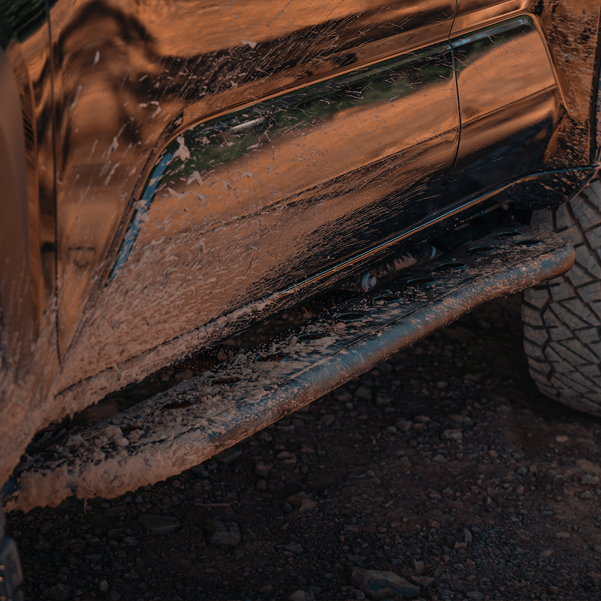 Step Edition Rock Sliders For 2024+ Lexus GX 550 - Spirit of 1876Dealers of Cali Raised LED