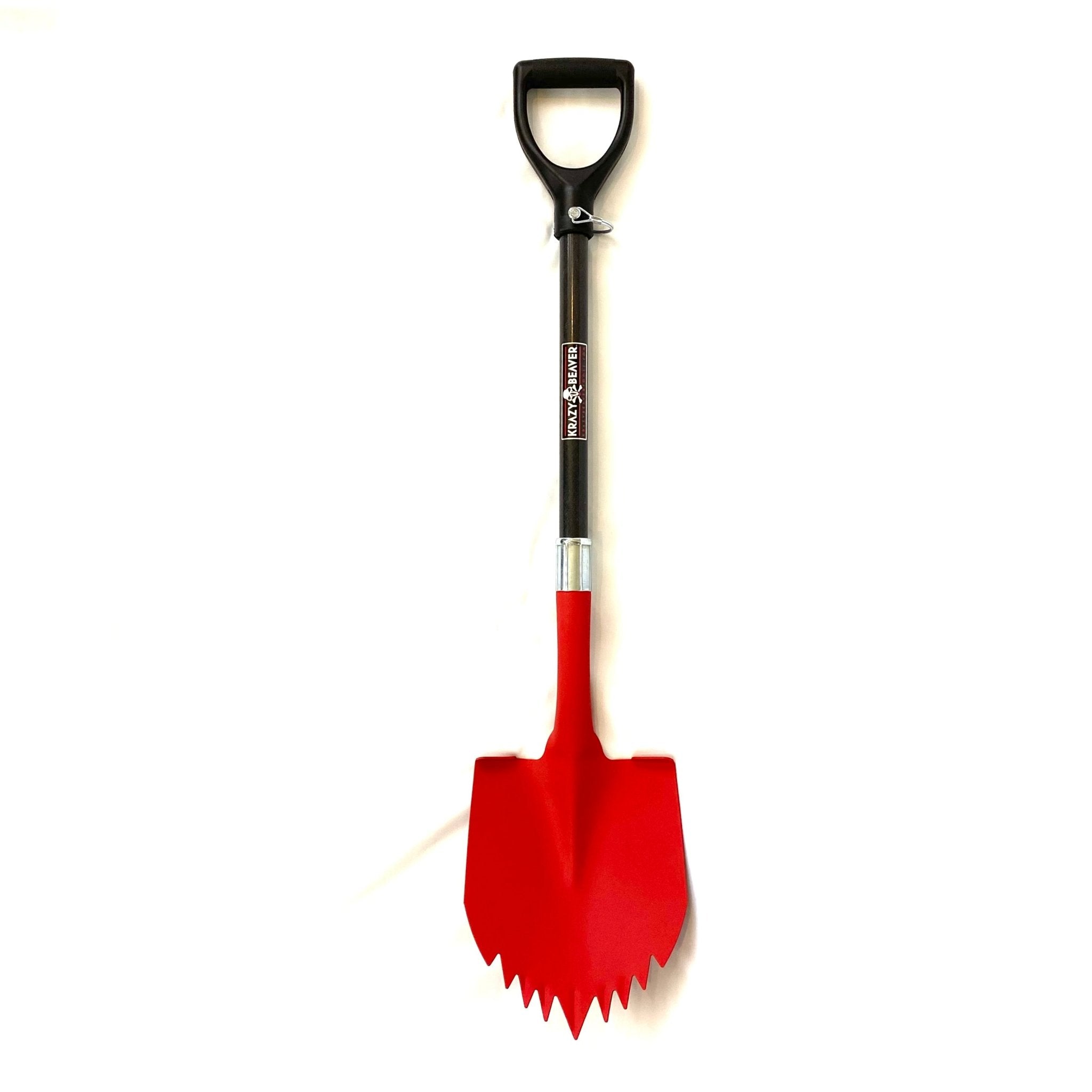 Krazy Beaver Shovel (Textured Red Head / Black Handle 45636) - Spirit of 1876
