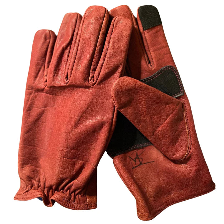 Maroon Bell Outdoor THE LEATHER GLOVE - BROADWAY BURGUNDY