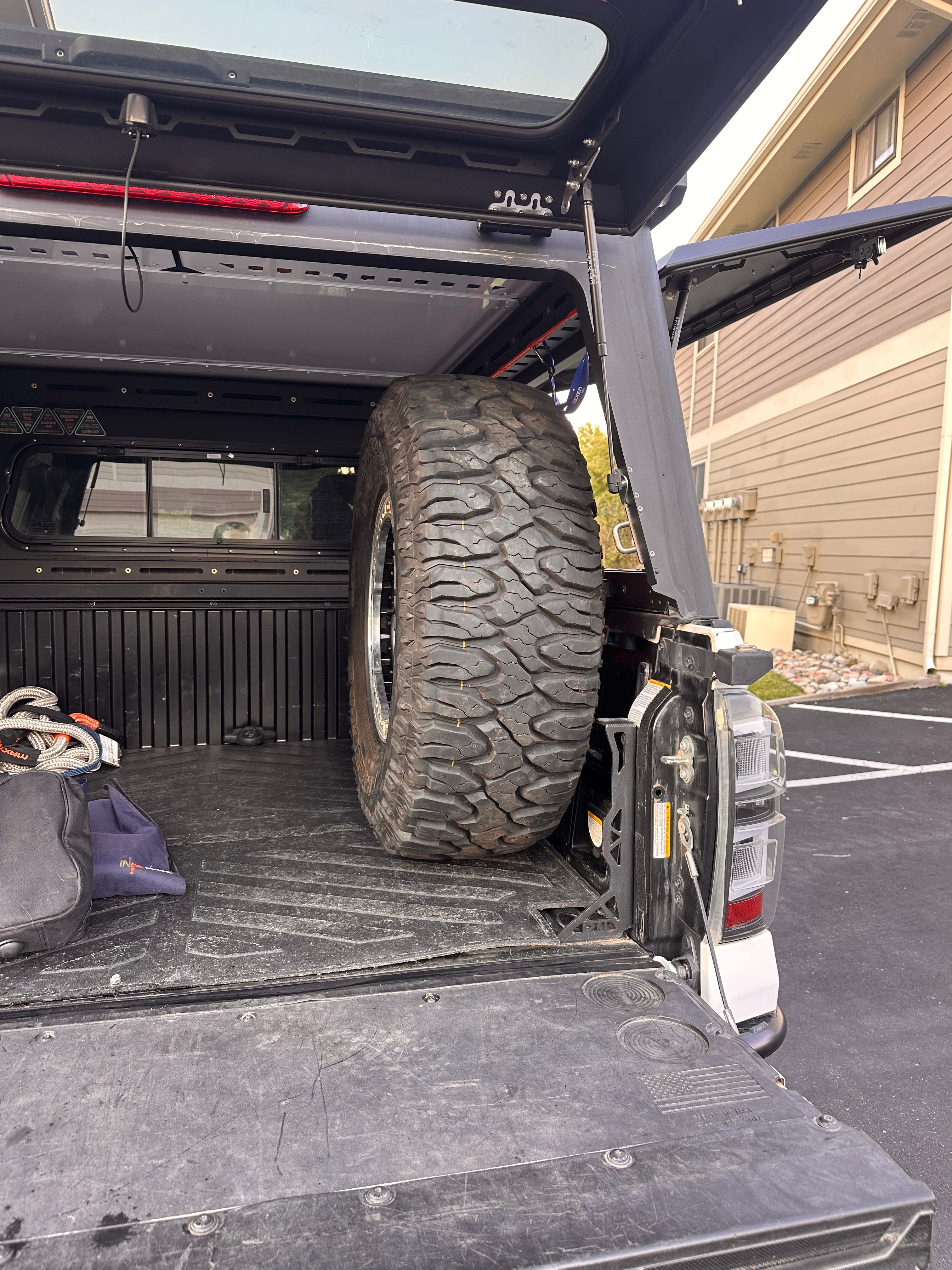Shoe Rack V2 - Tacoma / Tundra Truck Bed Spare Mount (PRE-SALE)