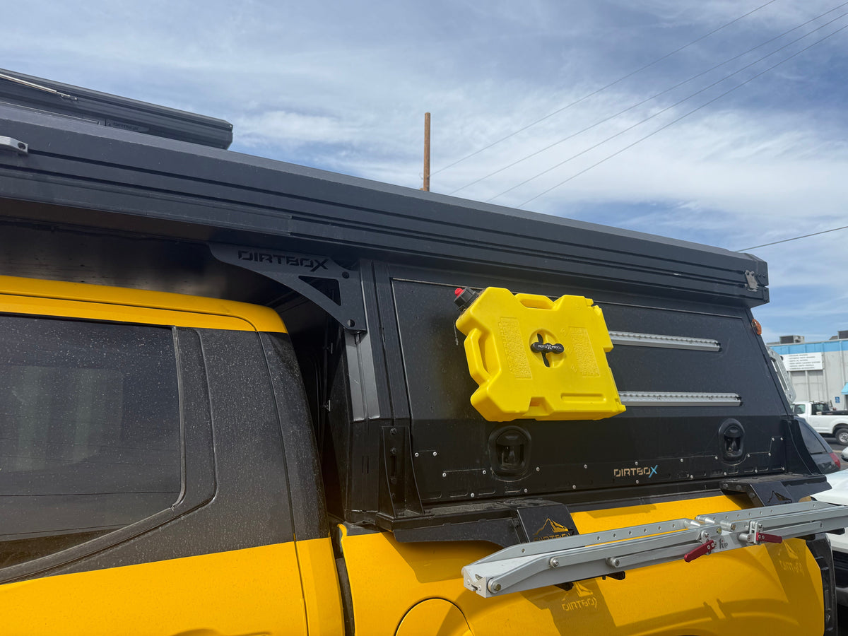 RotopaX Fuel & Water Mount for Canopy Camper & Truck Topper