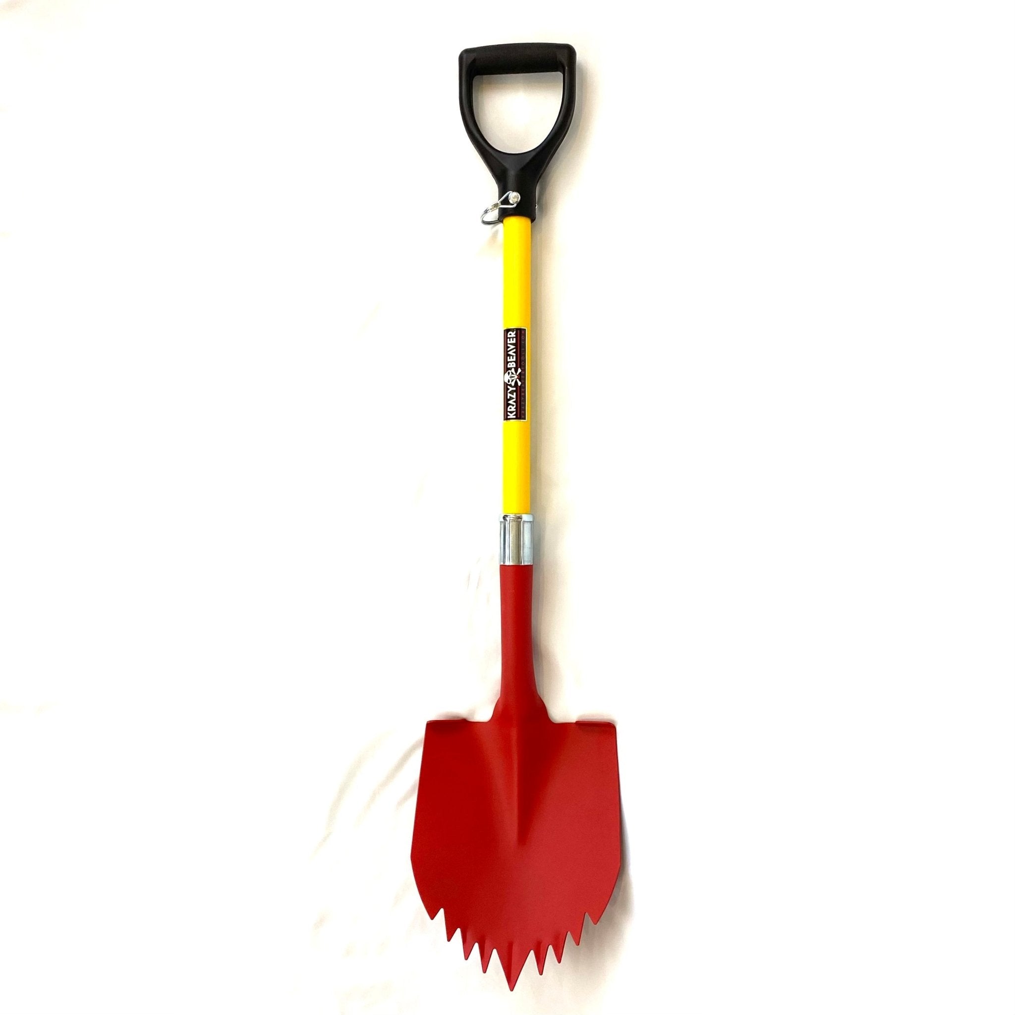 Krazy Beaver Shovel (Textured Red Head / Yellow Handle 45637) - Spirit of 1876