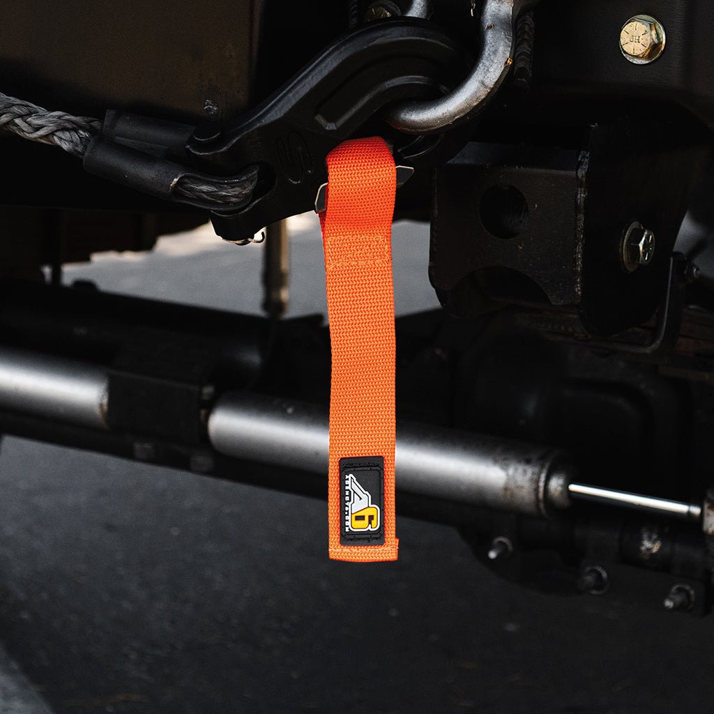 A6™ WINCH HOOK Pull Strap - 1.5 inch wide - Spirit of 1876 - Agency6.com