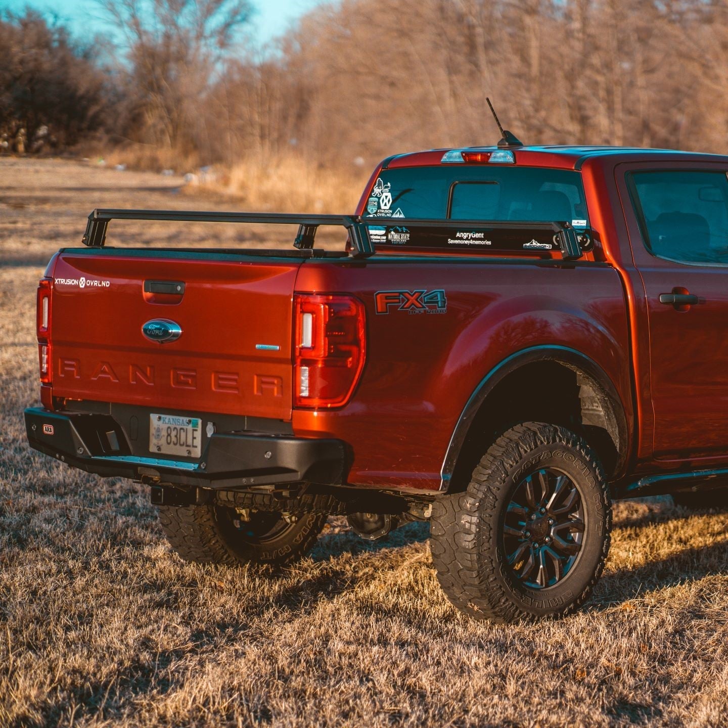 XBRS - CrossBar Kit for Ford Ranger - Spirit of 1876 - Xtrusion Overland