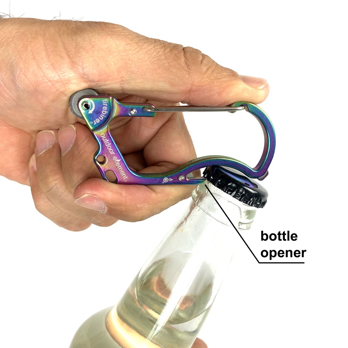 Firebiner: Fire-starting Multitool Carabiner