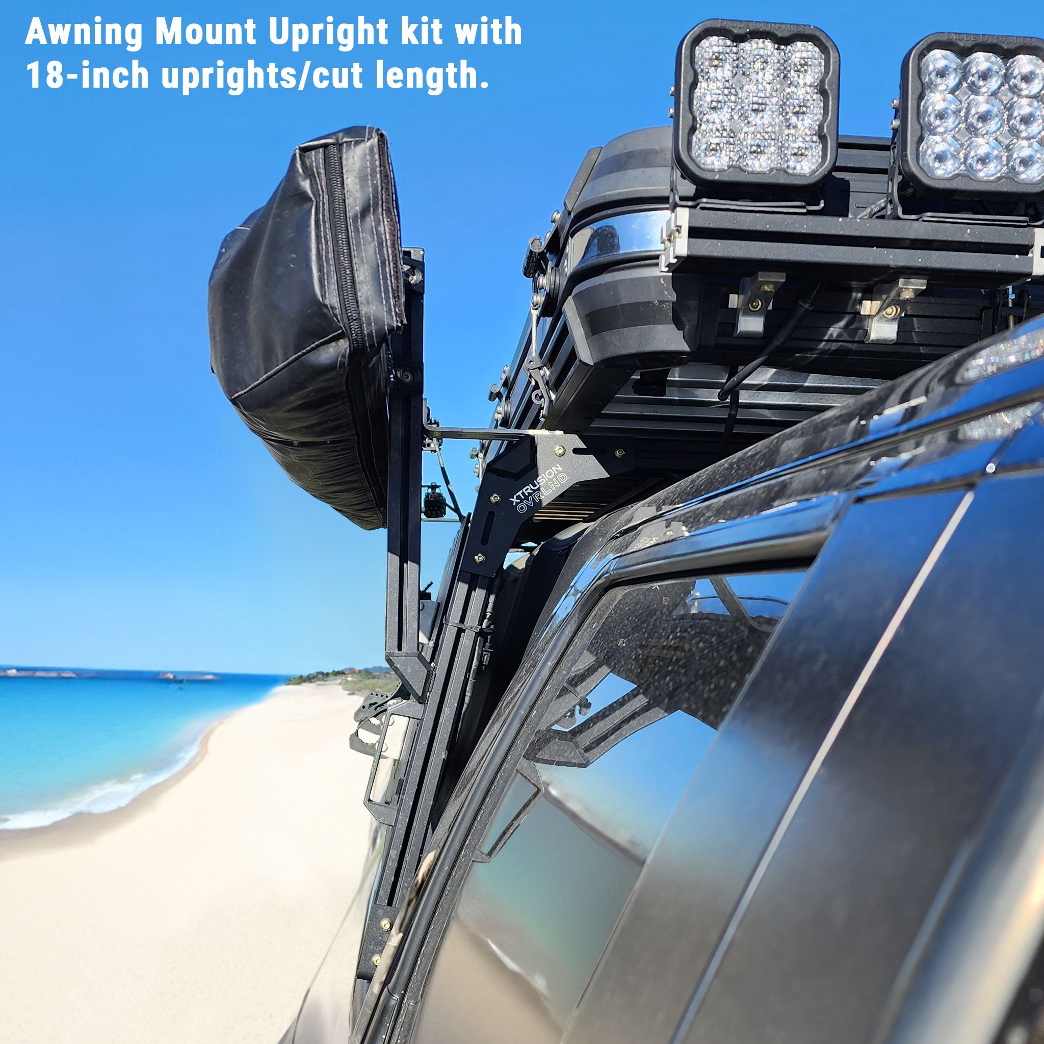 XTR Awning Upright Kit V2 - Spirit of 1876 - Xtrusion Overland