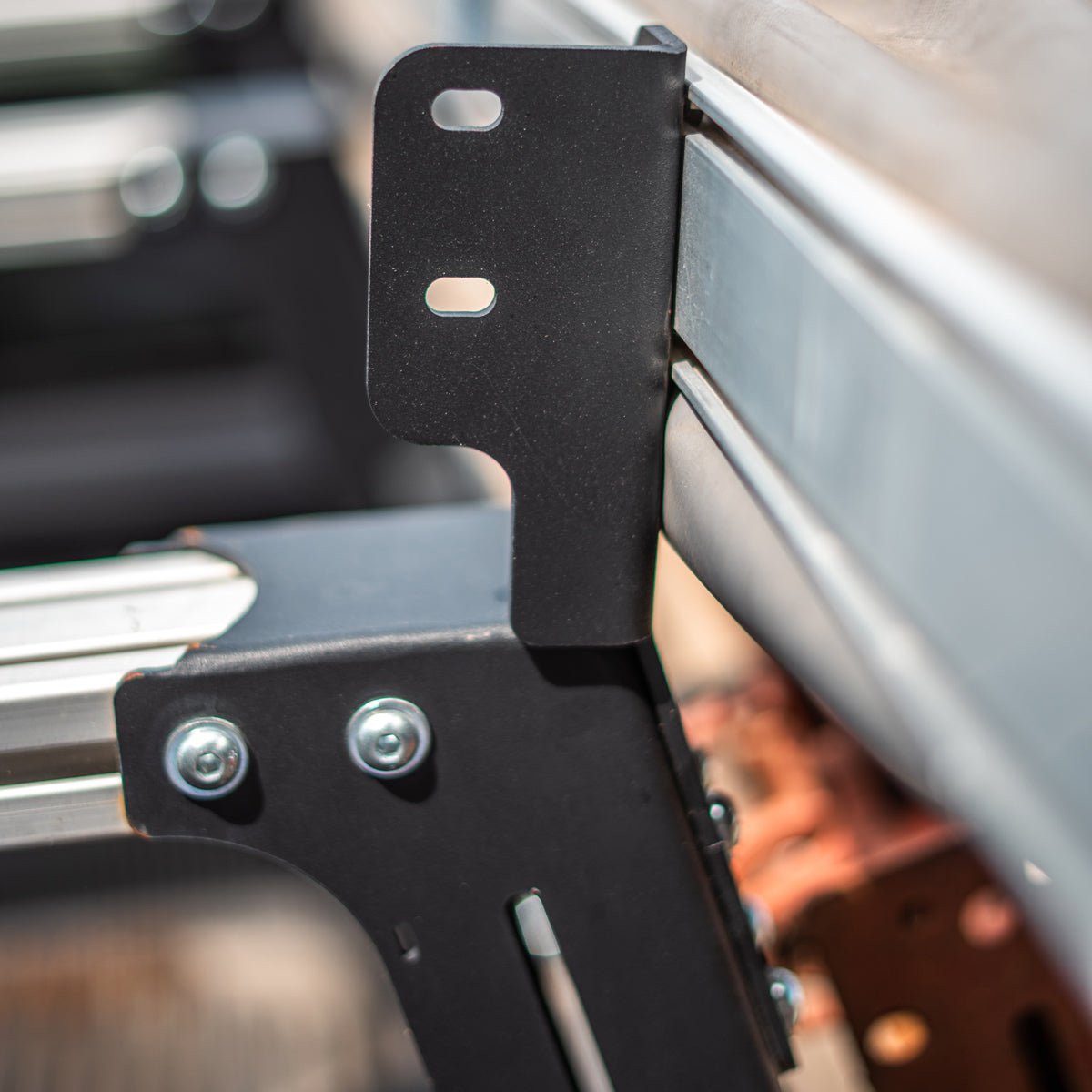 Bed Rack Awning Mount Bracket - Spirit of 1876 - Dealers of Cali Raised LED