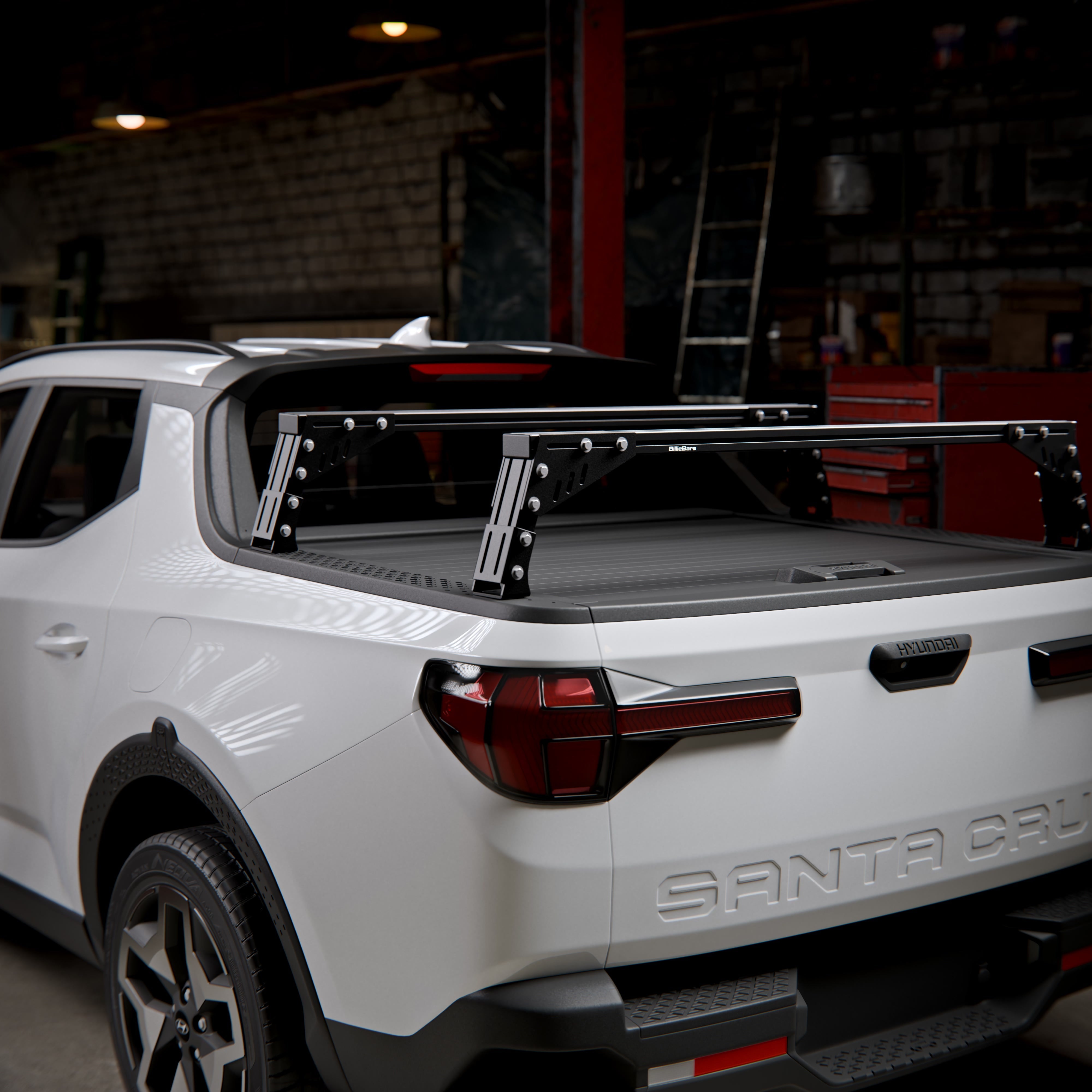 Santa Cruz- Bed Rack For Factory Cover with T-slots