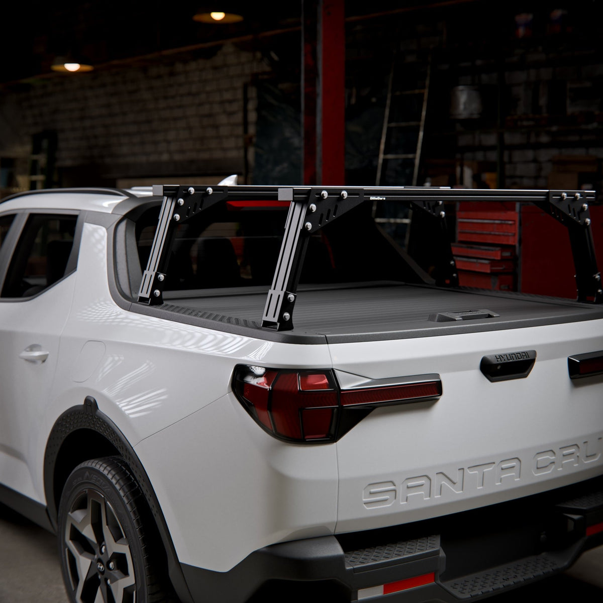 Santa Cruz- Bed Rack For Factory Cover with T-slots - Spirit of 1876 - BillieBars