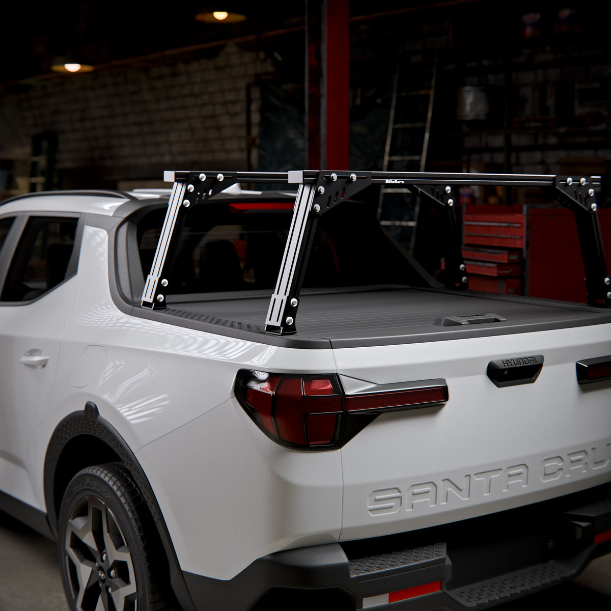 Santa Cruz- Bed Rack For Factory Cover with T-slots - Spirit of 1876 - BillieBars