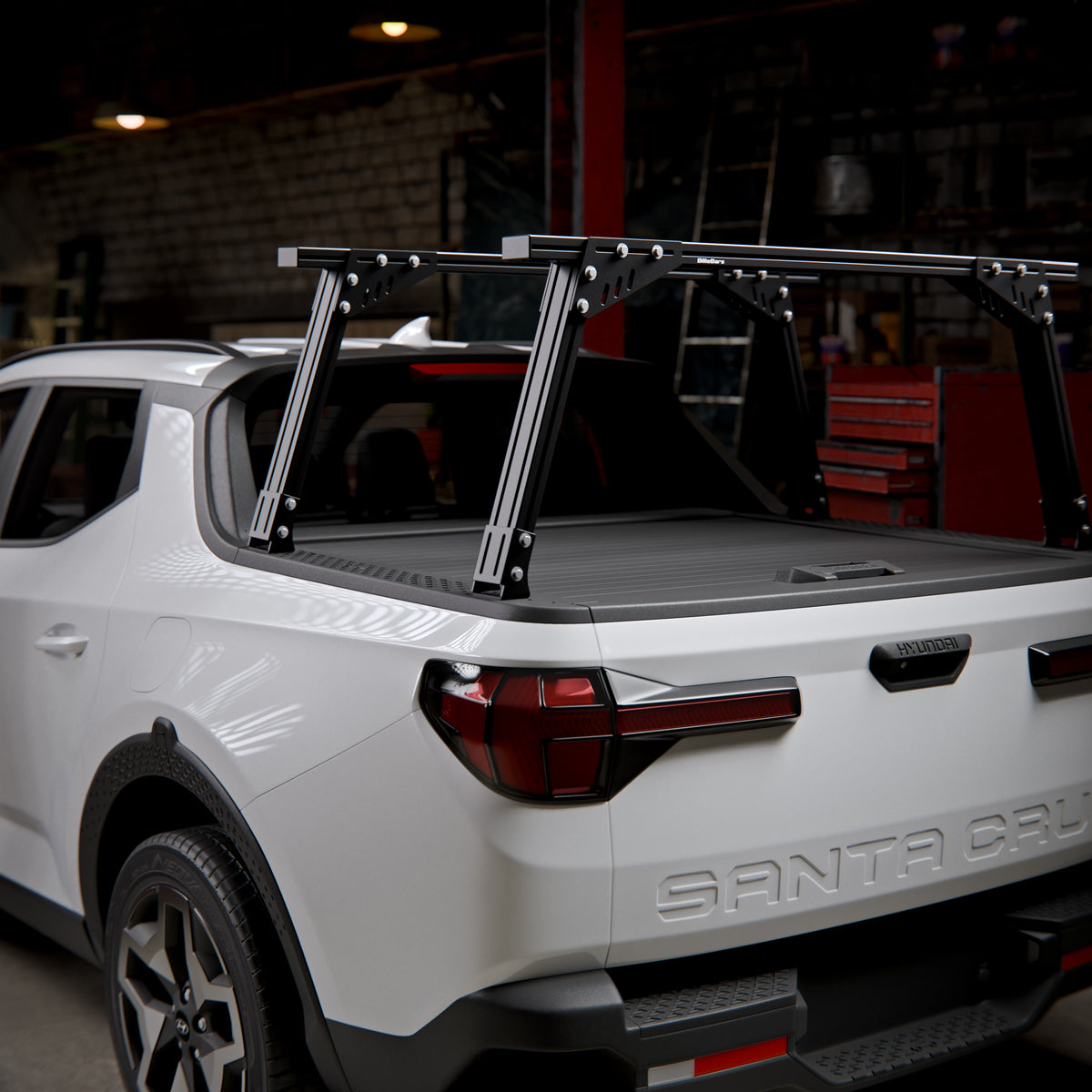 Santa Cruz- Bed Rack For Factory Cover with T-slots - Spirit of 1876 - BillieBars