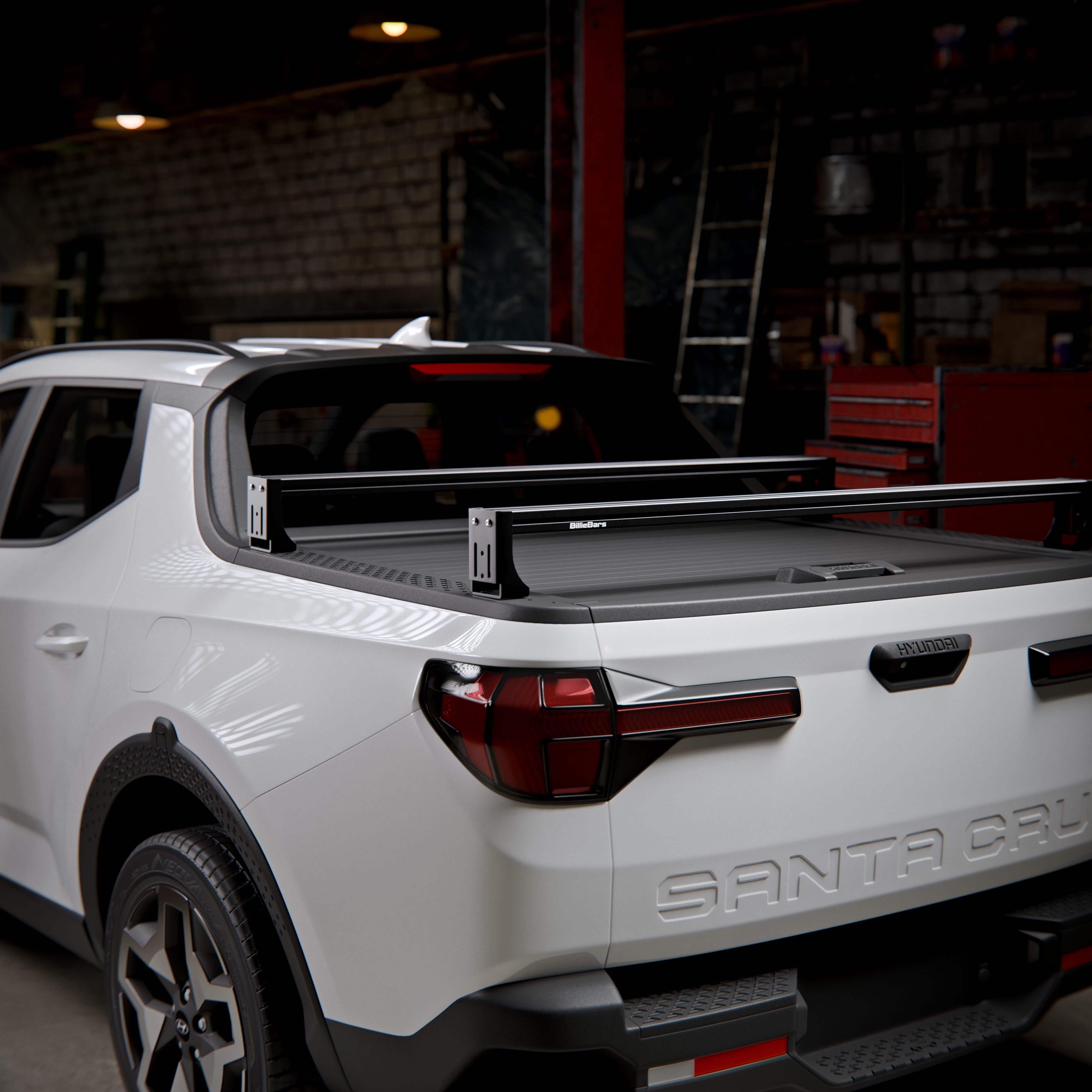 Santa Cruz- Bed Rack For Factory Cover with T-slots