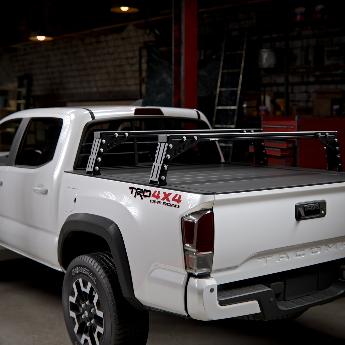 Tacoma - Bed Rack for Covers with T-slots - Spirit of 1876 - BillieBars