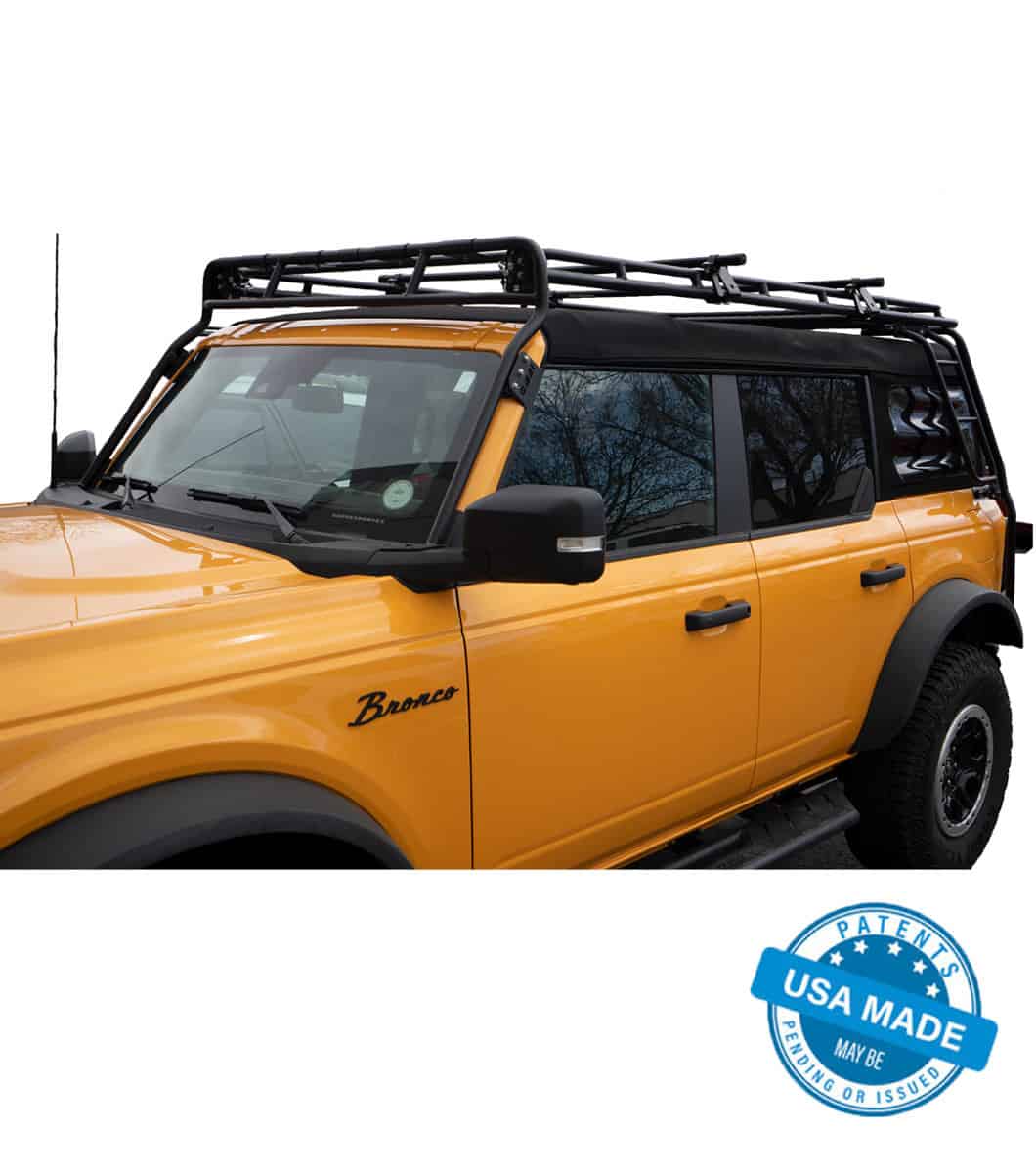 Gobi Ford Bronco 4dr Soft Top Stealth Roof Rack - Spirit of 1876Gobi