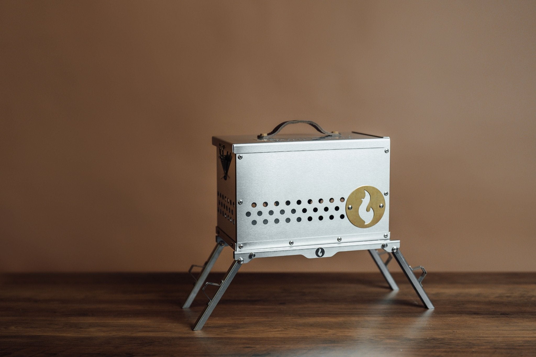 The Hekla: 304 Stainless Steel LavaBox with Dual - Burner - Spirit of 1876LavaBox Portable Campfire