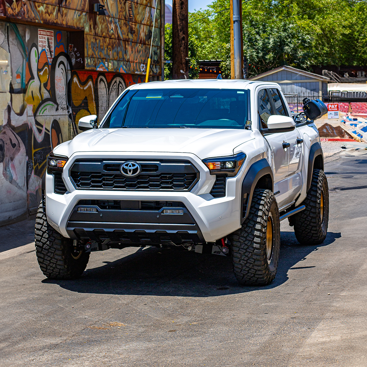 Trail Edition Rock Sliders For 2024+ Toyota Tacoma - Spirit of 1876 - Dealers of Cali Raised LED