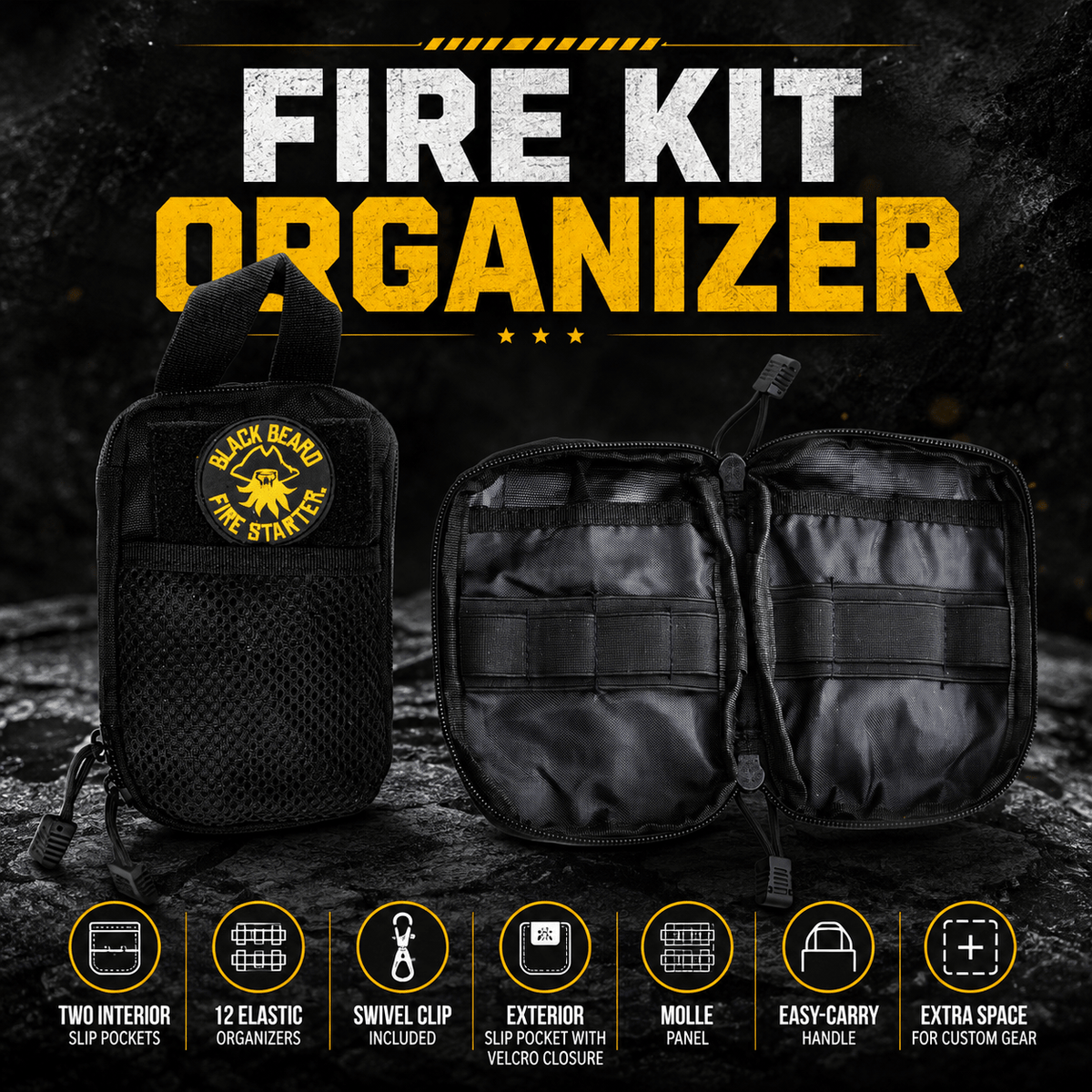 Pirates Plunder - Fire Starter Kit - Spirit of 1876 - Black Beard Fire Starters