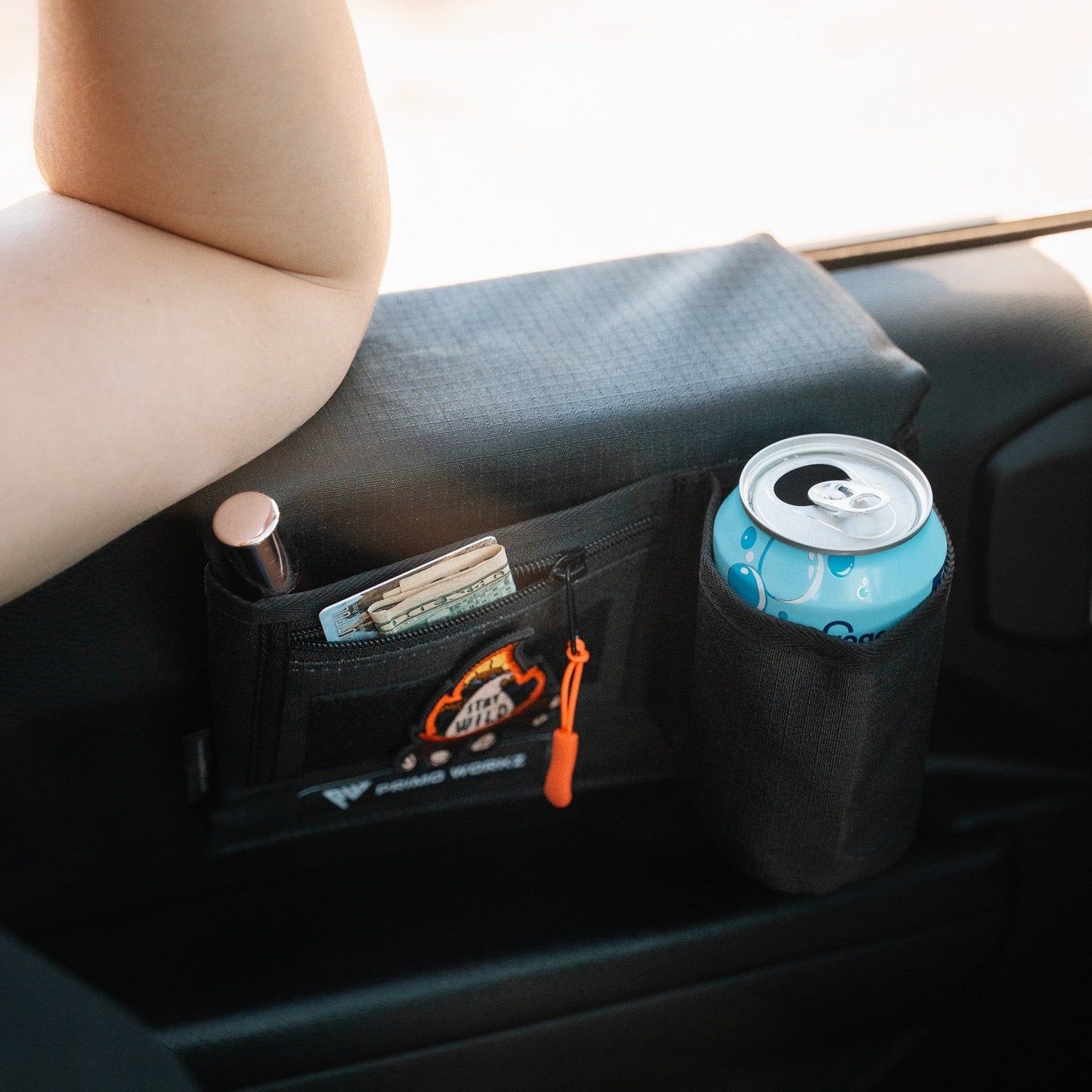 Universal Armrest with Cupholder