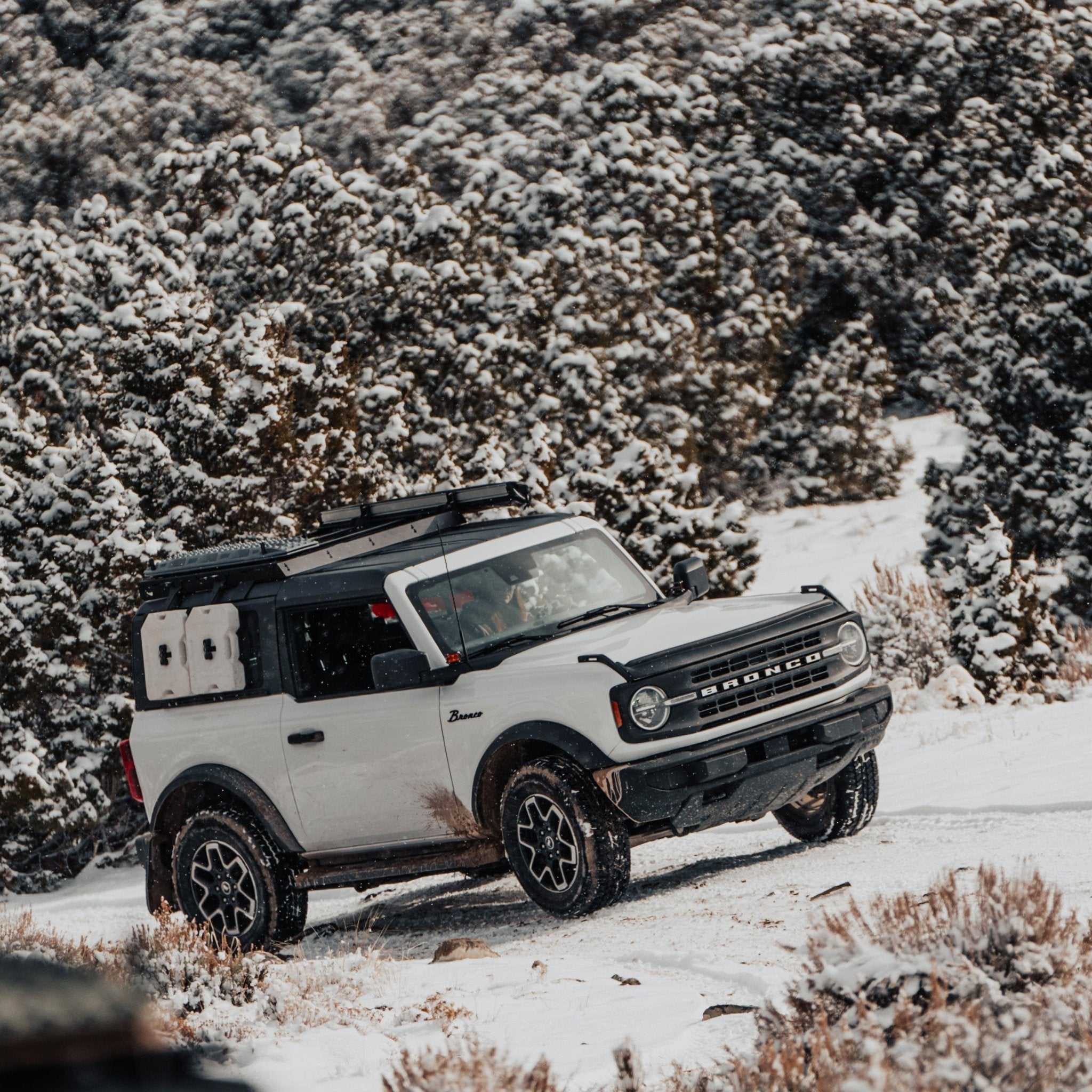 Modular Half Rack For The Ford Bronco (2021 - Current) - Spirit of 1876 - TrailRax