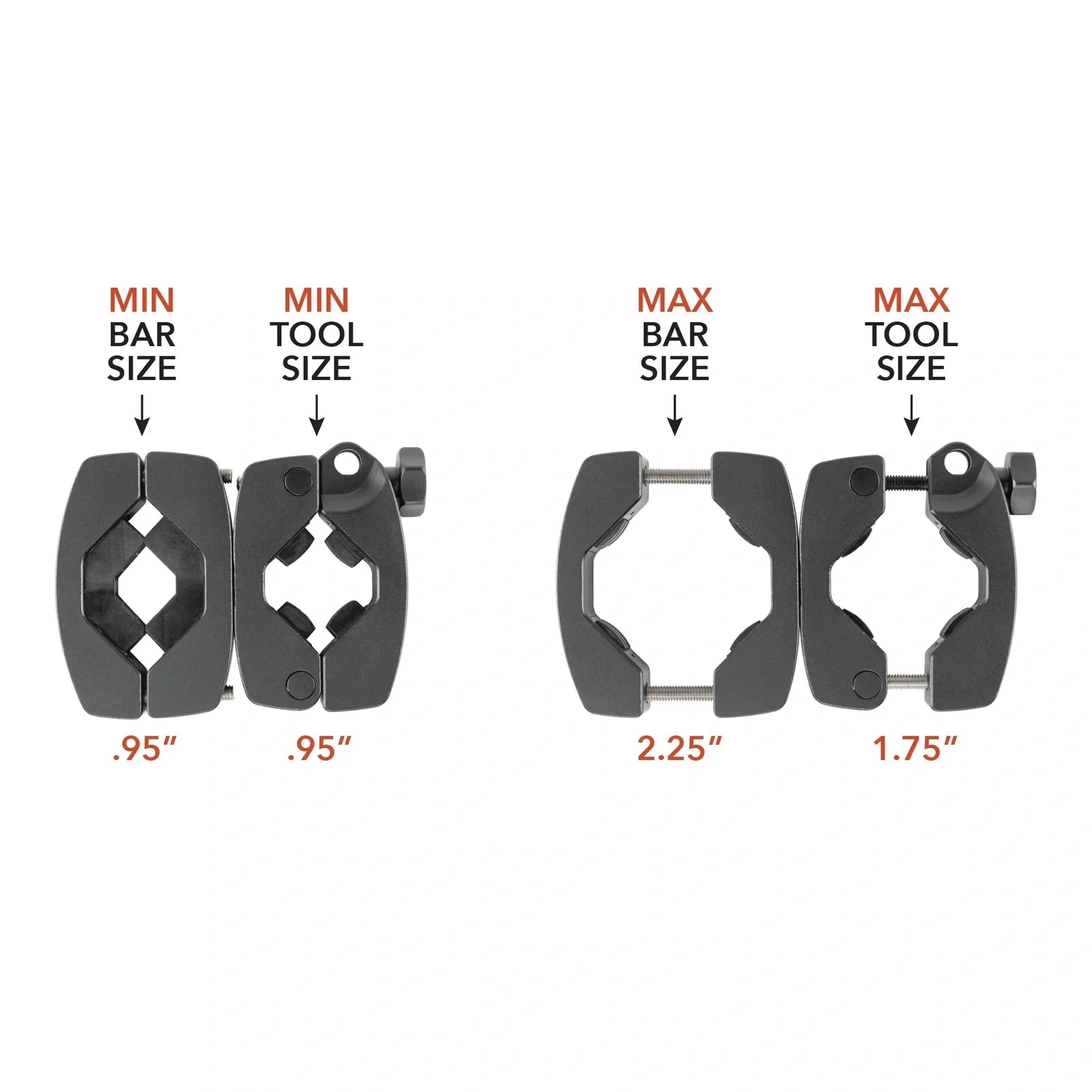 Gear Up Full Mounty Shovel/Axe Roll Bar Mount