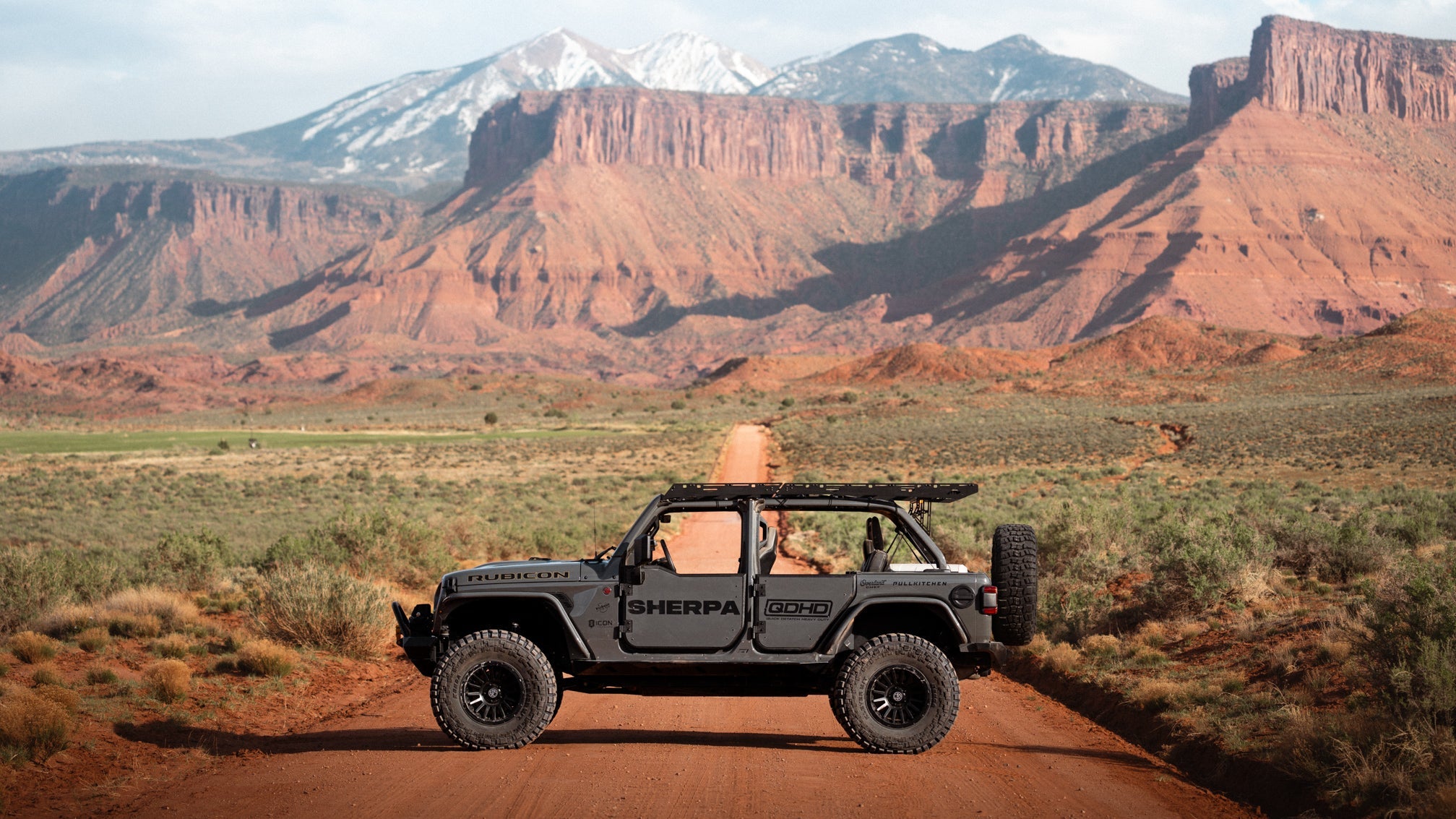 The Jeep Wrangler JLU QDHD Roof Rack - Spirit of 1876Sherpa Equipment Company