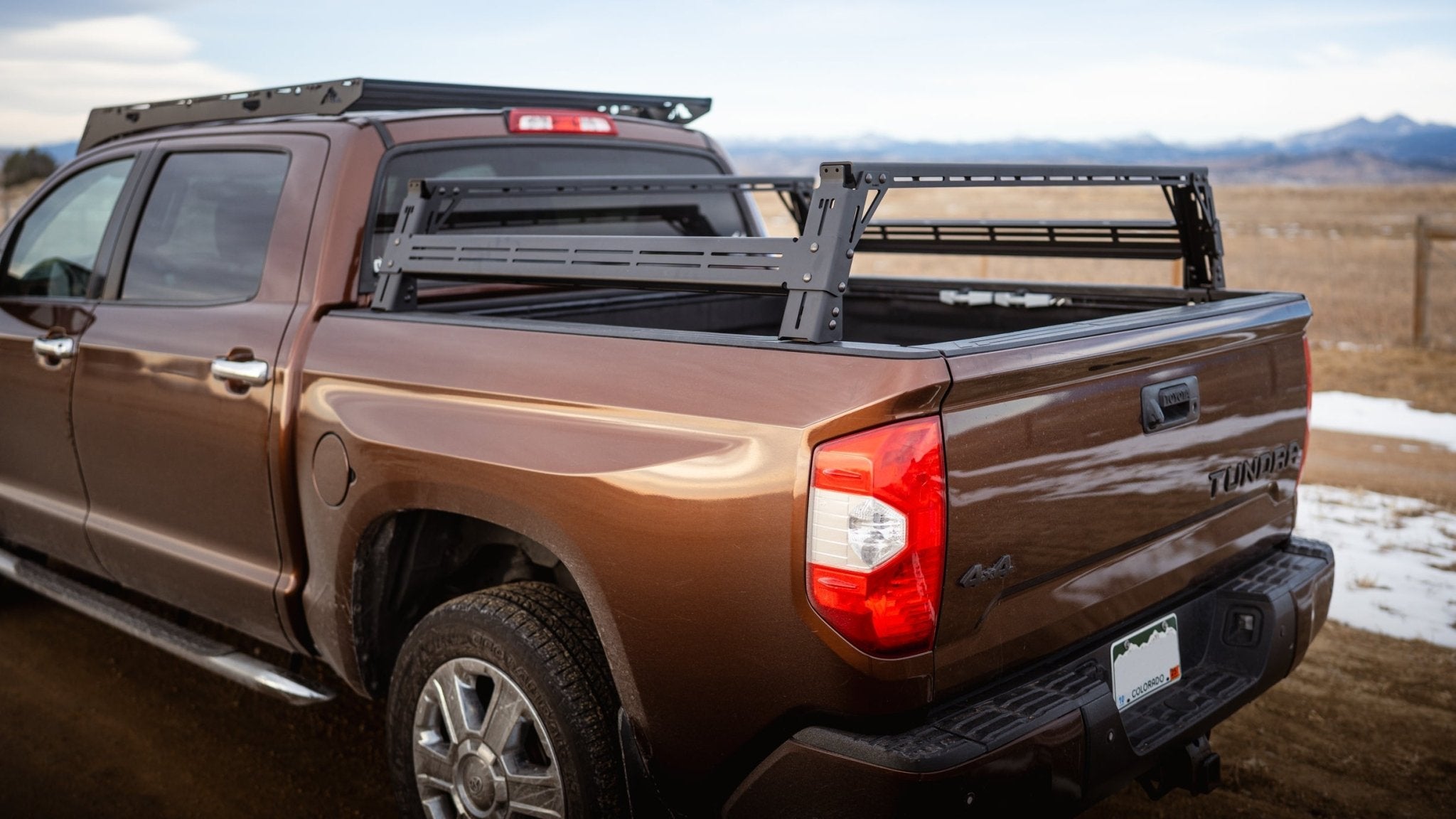 Toyota Tundra Mid Height PAK System Bed Rack - Spirit of 1876Sherpa Equipment Company