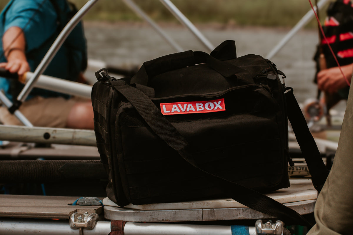 Reserve yours now! Hekla Combo: 304 Stainless Steel LavaBox, Stand/Grill, and Carry Bag