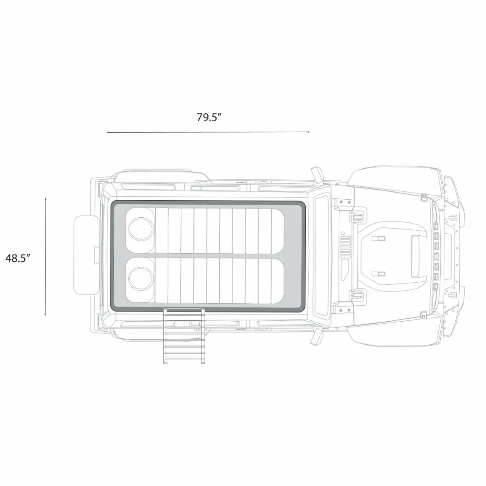 RÖKK Överland The ÖVRLNDR 2 Person Rooftop Tent - Spirit of 1876Spirit of 1876