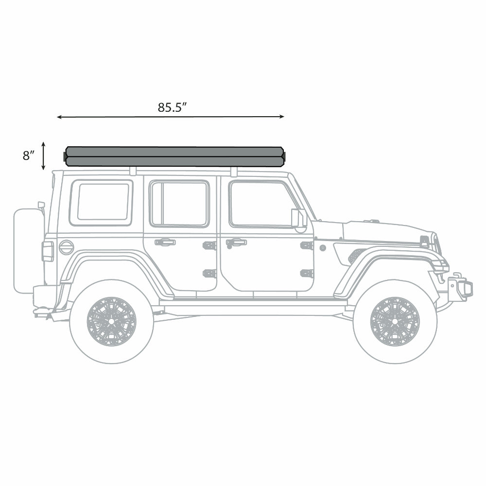 The ÖVRLNDR 2P (Black) & FREE RTT Awning