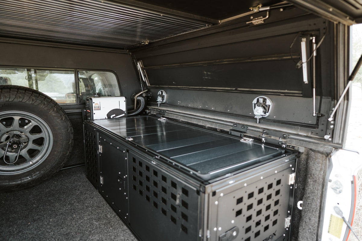 Dirtbox Overland Interior Storage Bench for Canopy Campers