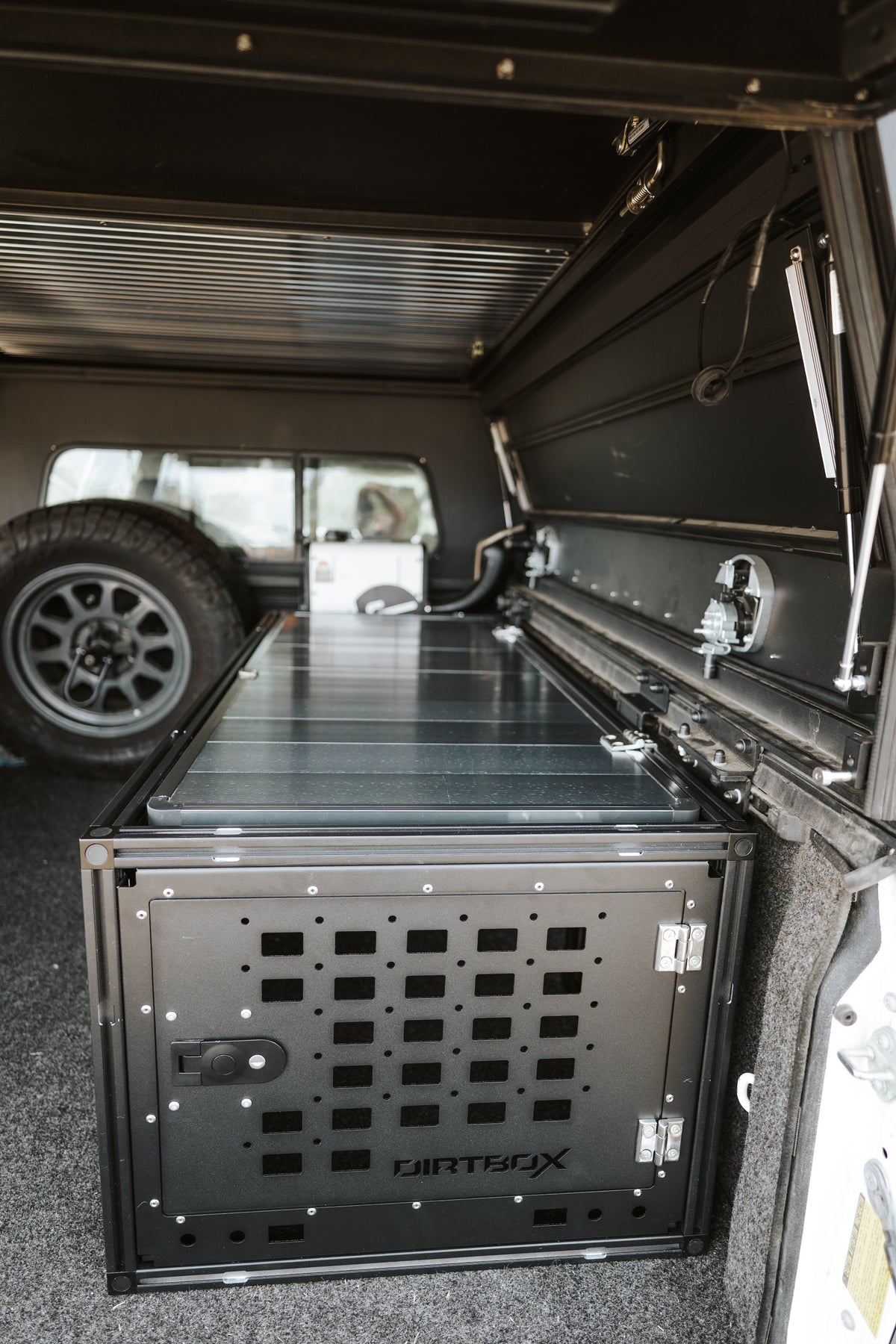 Dirtbox Overland Interior Storage Bench for Canopy Campers
