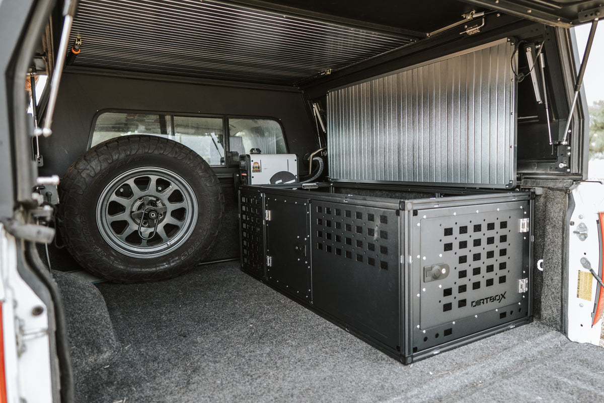 Dirtbox Overland Interior Storage Bench for Canopy Campers