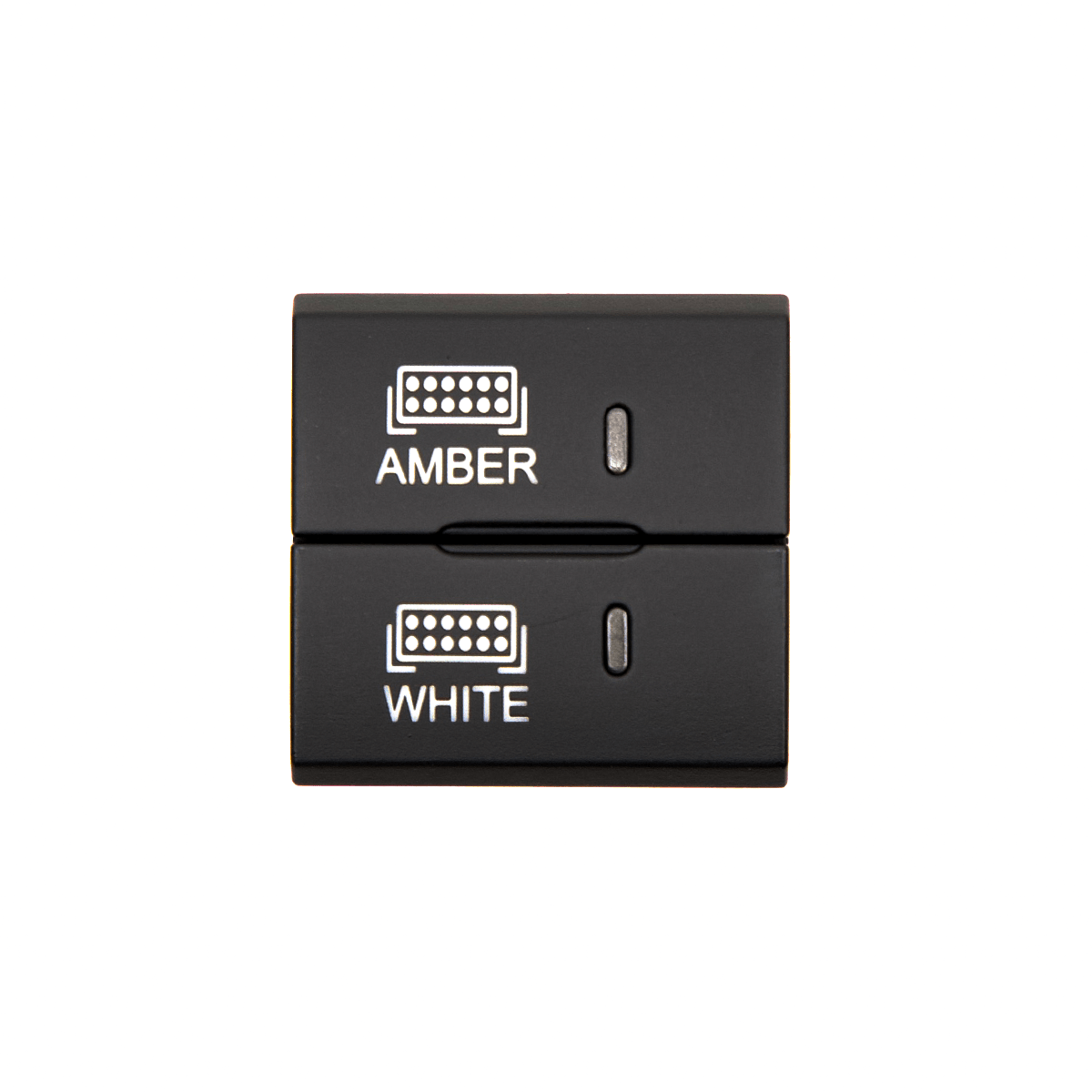 Square Style Dual Function Toyota OEM Style "AMBER & WHITE" Switch - Spirit of 1876 - Dealers of Cali Raised LED