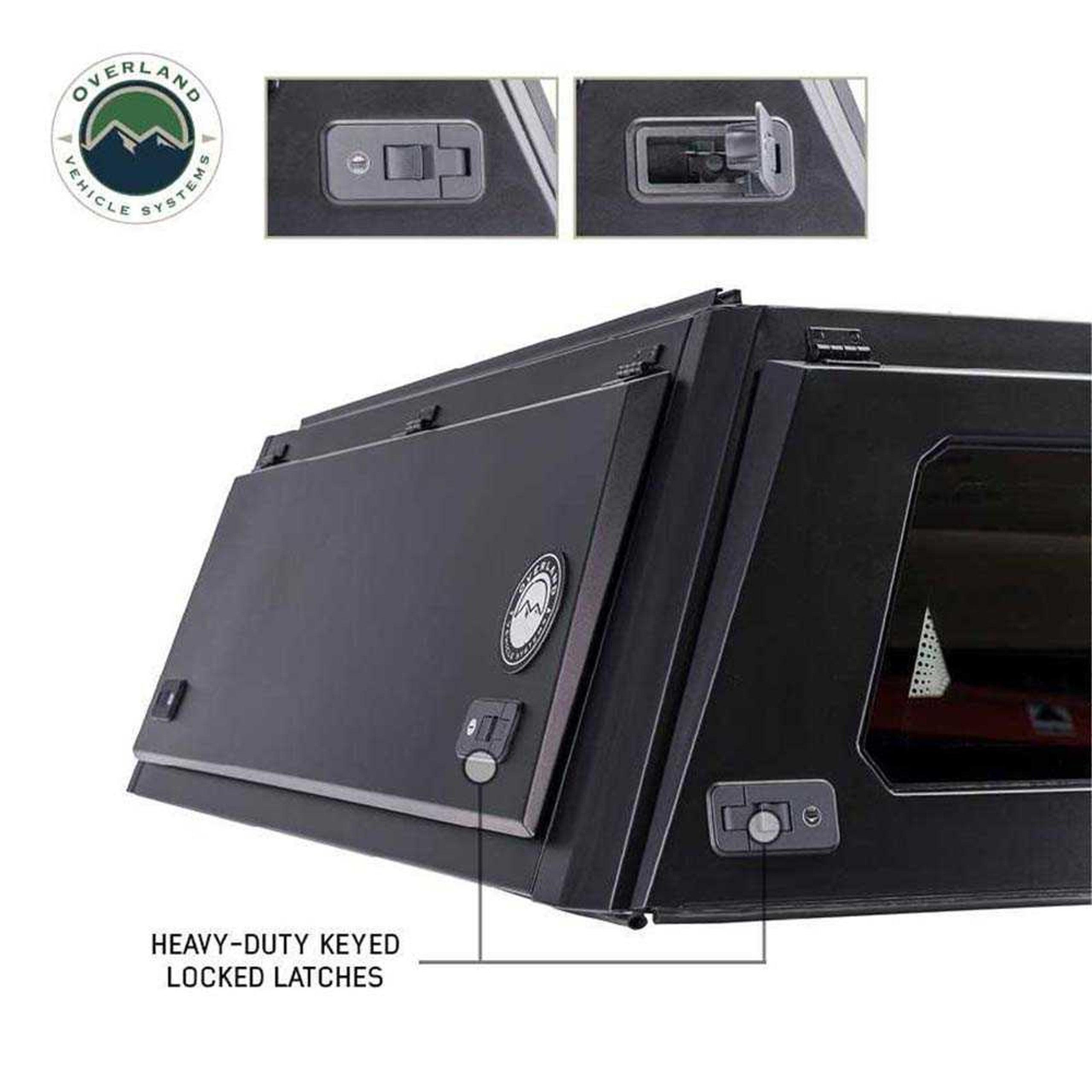 Expedition - Truck Cap W/Full Wing Doors, Front and Rear Windows & 3rd Brake Light