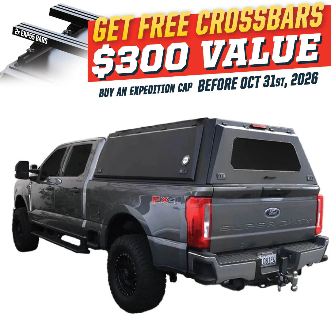 OVS Expedition Truck Cap for 2023-2027 Ford F-250/F-350 6.8' Bed