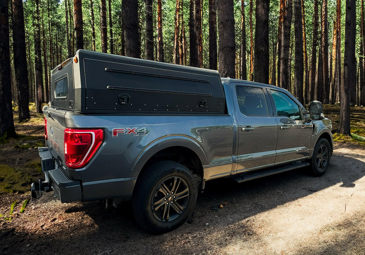 Gull Wing Truck Cap Topper & Overland Camper Shell for Work, Camping & Off-Road | Dirtbox Overland
