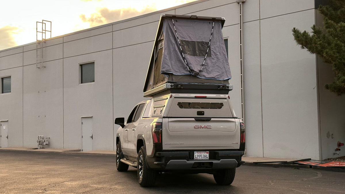 GMC Sierra EV & Chevy Silverado EV Pass-Through Canopy Camper